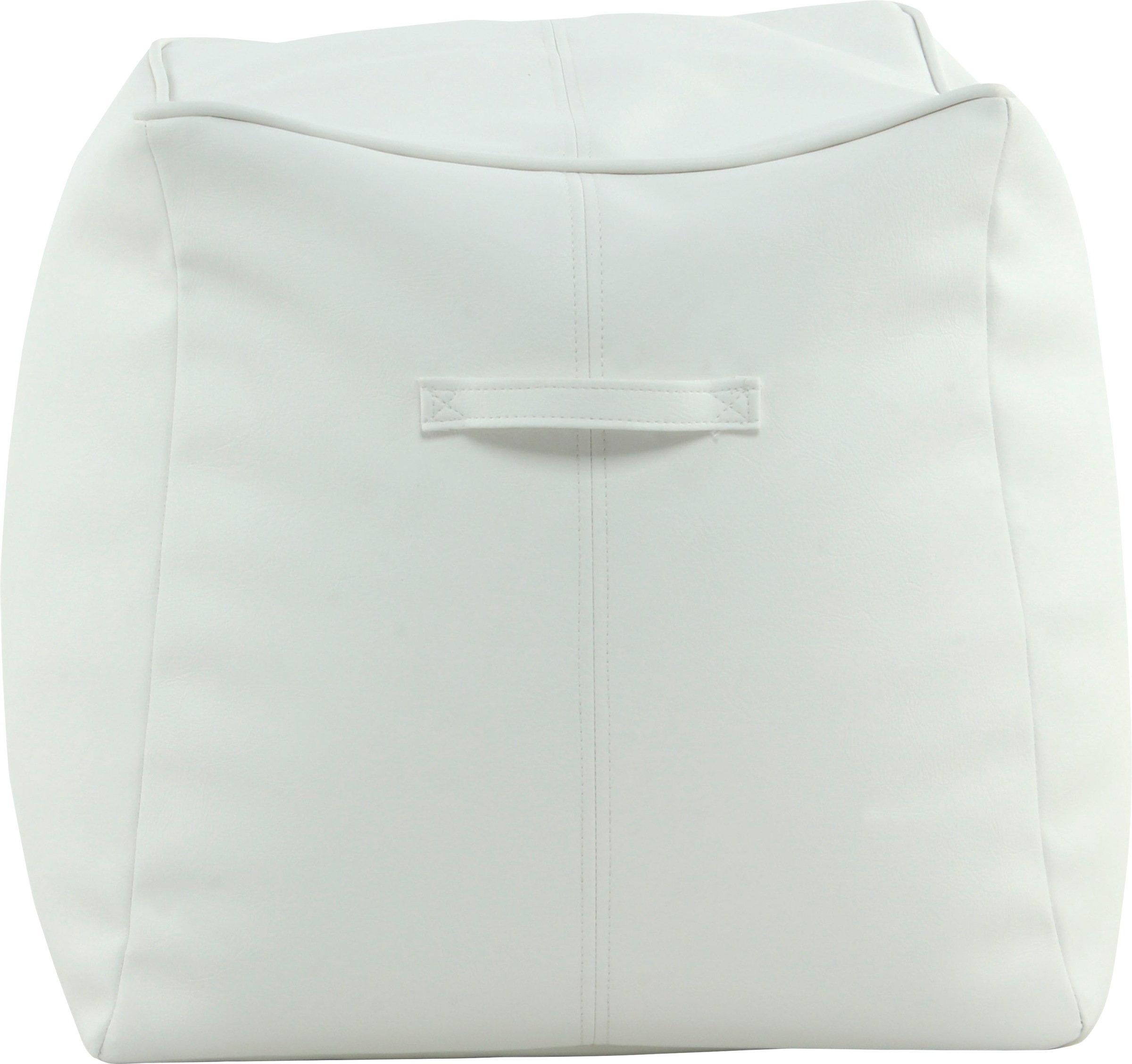 Kayoom Sitzwürfel »Pouf Travis 825, strapazierfähige, abwaschbare Oberfläche«, (1 St.), modern, pflegeleicht, vielseitig verwendbar, für Innenräume