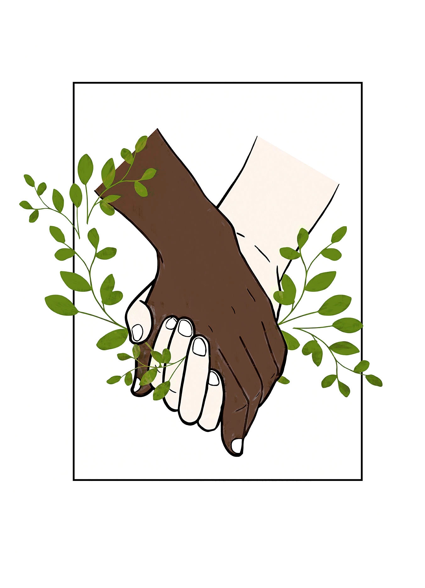 Komar Bild "Loving people" Natur 1 Stk. tlg. Wandbild zur Dekoration - ohne günstig online kaufen