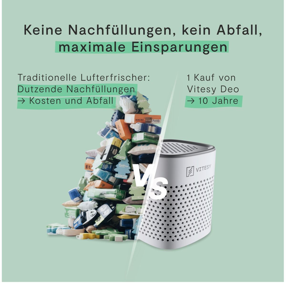 Vitesy Luftreiniger »DEO Geruchsneutralisierer« ozonfreie Luftreinigungstechnologie