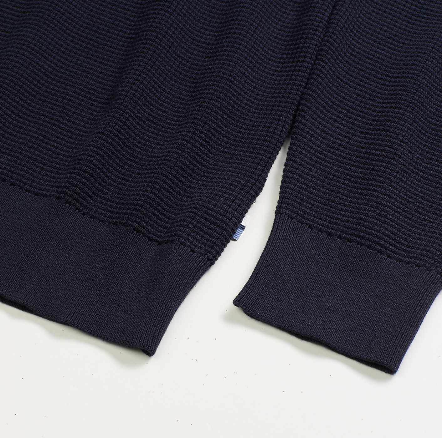 OLYMP Rundhalspullover »Waffle Structure« Rundhals, casual, unifarben, regular fit