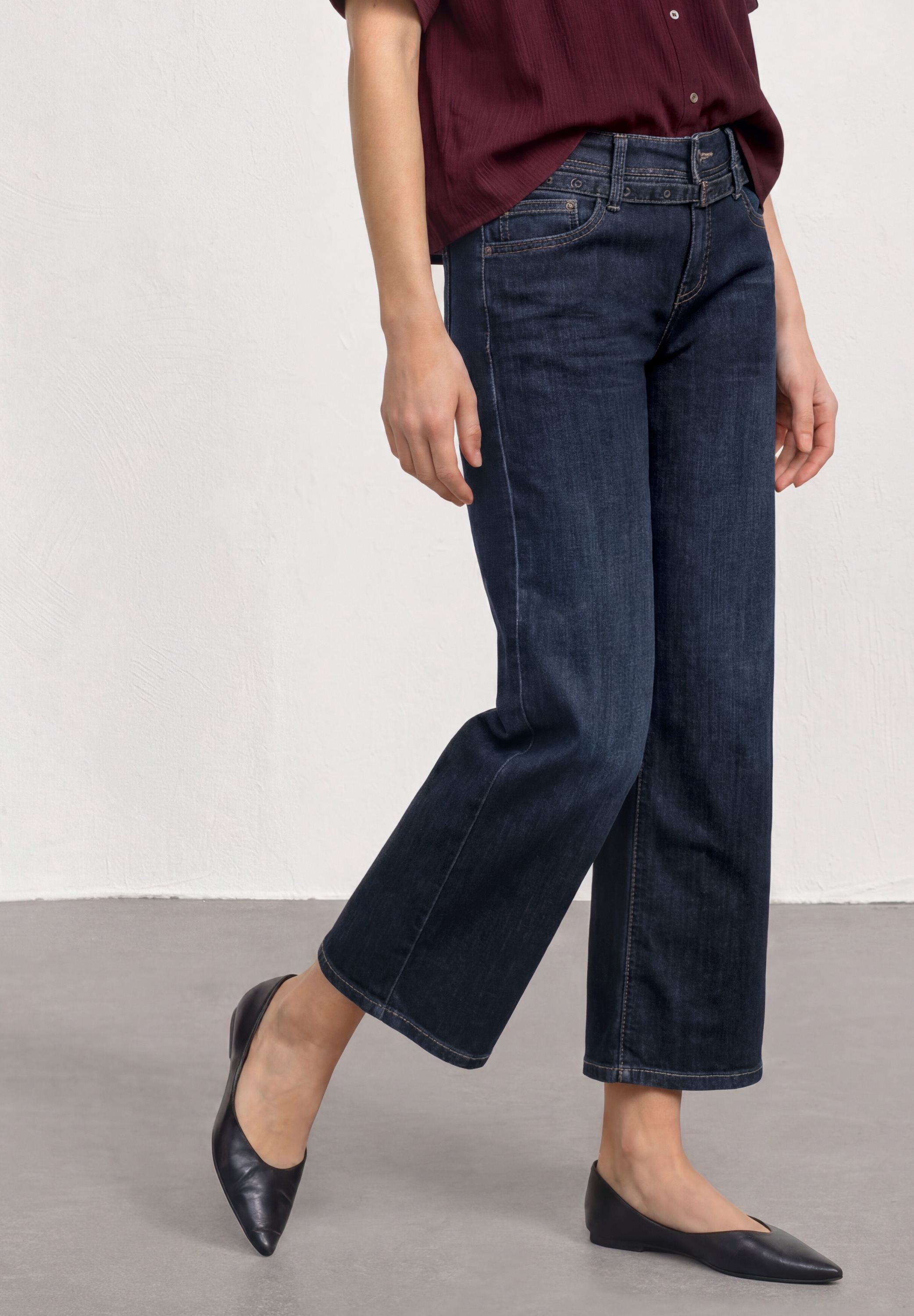 STREET ONE Loose-fit-Jeans Middle Waist