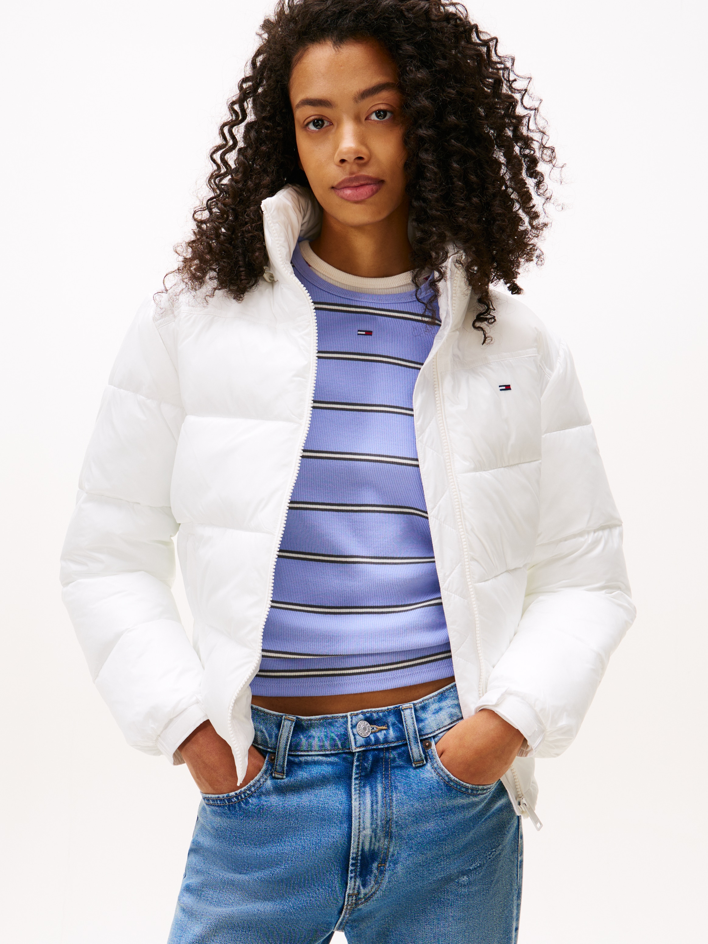 Tommy Jeans Steppjacke "TJW PCKBL HOOD ESS PUFFER EXT" günstig online kaufen