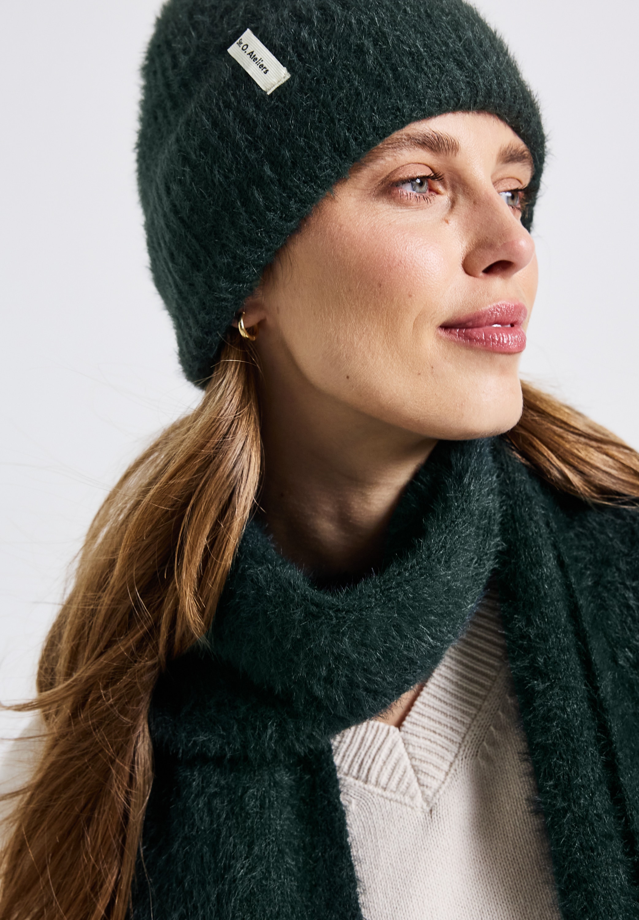 STREET ONE Strickmütze aus softem Materialmix