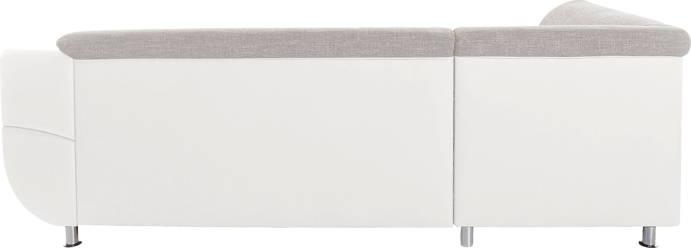 TRENDMANUFAKTUR Ecksofa »Rondo 3, zeitlos und bequem, Materialmix, breite Armlehnen, L-Form«, wahlweise mit Federkern für mehr Komfort, wahlweise mit Bettfunktion