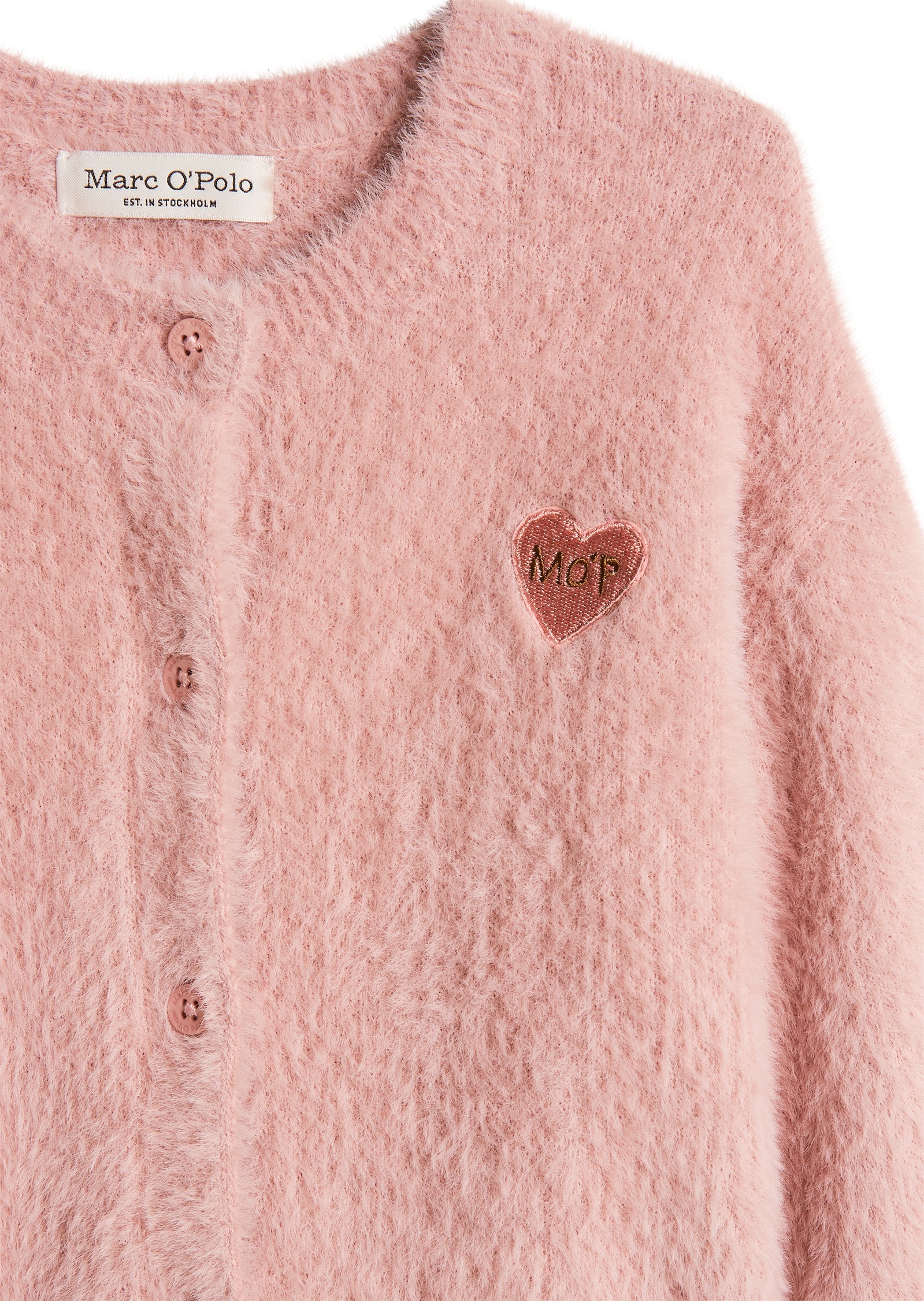Marc O'Polo Cardigan »mit flauschig weicher Oberfläche«