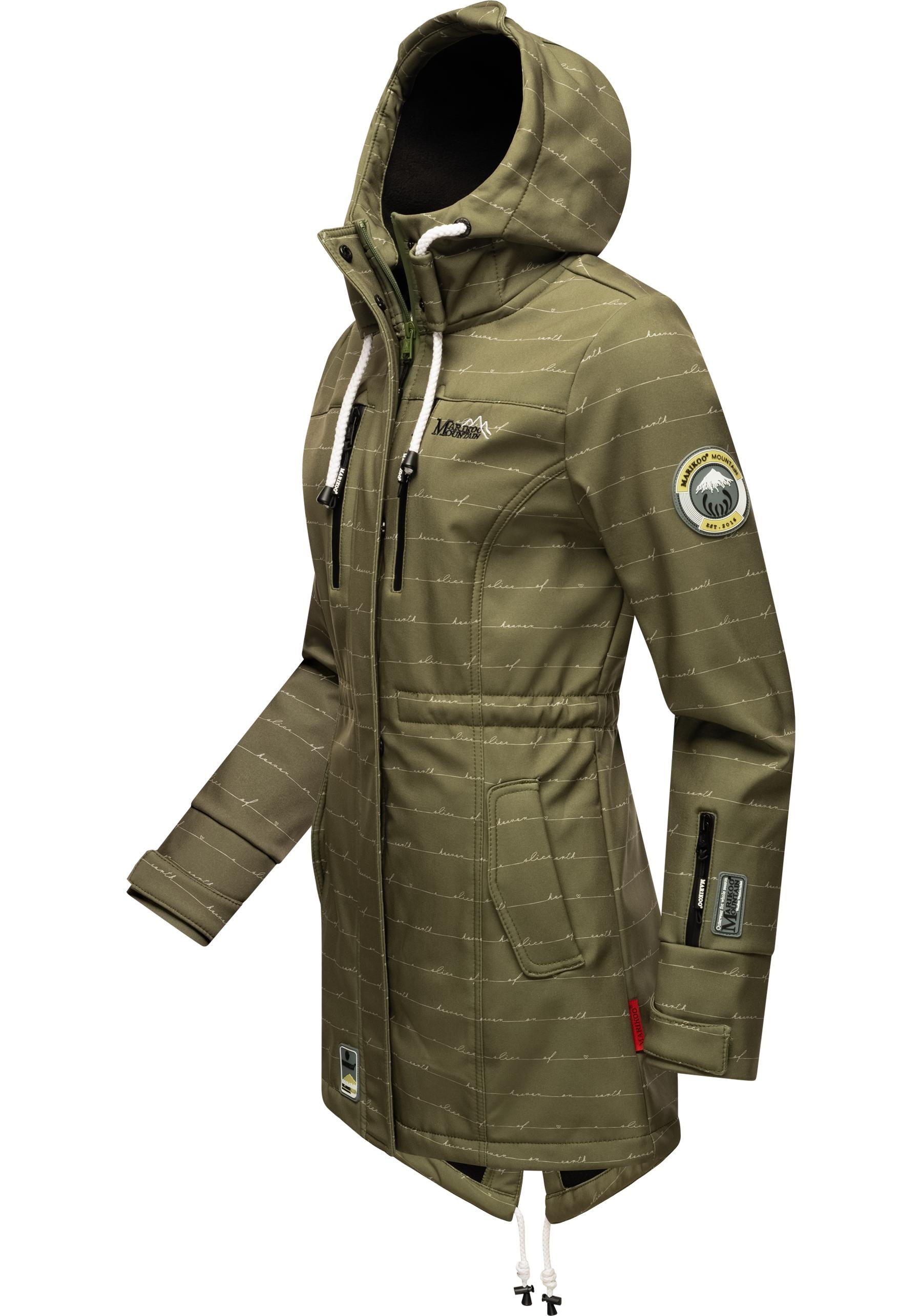 Marikoo Funktionsmantel "Zimtzicke" Wasserdichter Softshell Parka mit Kapuz günstig online kaufen