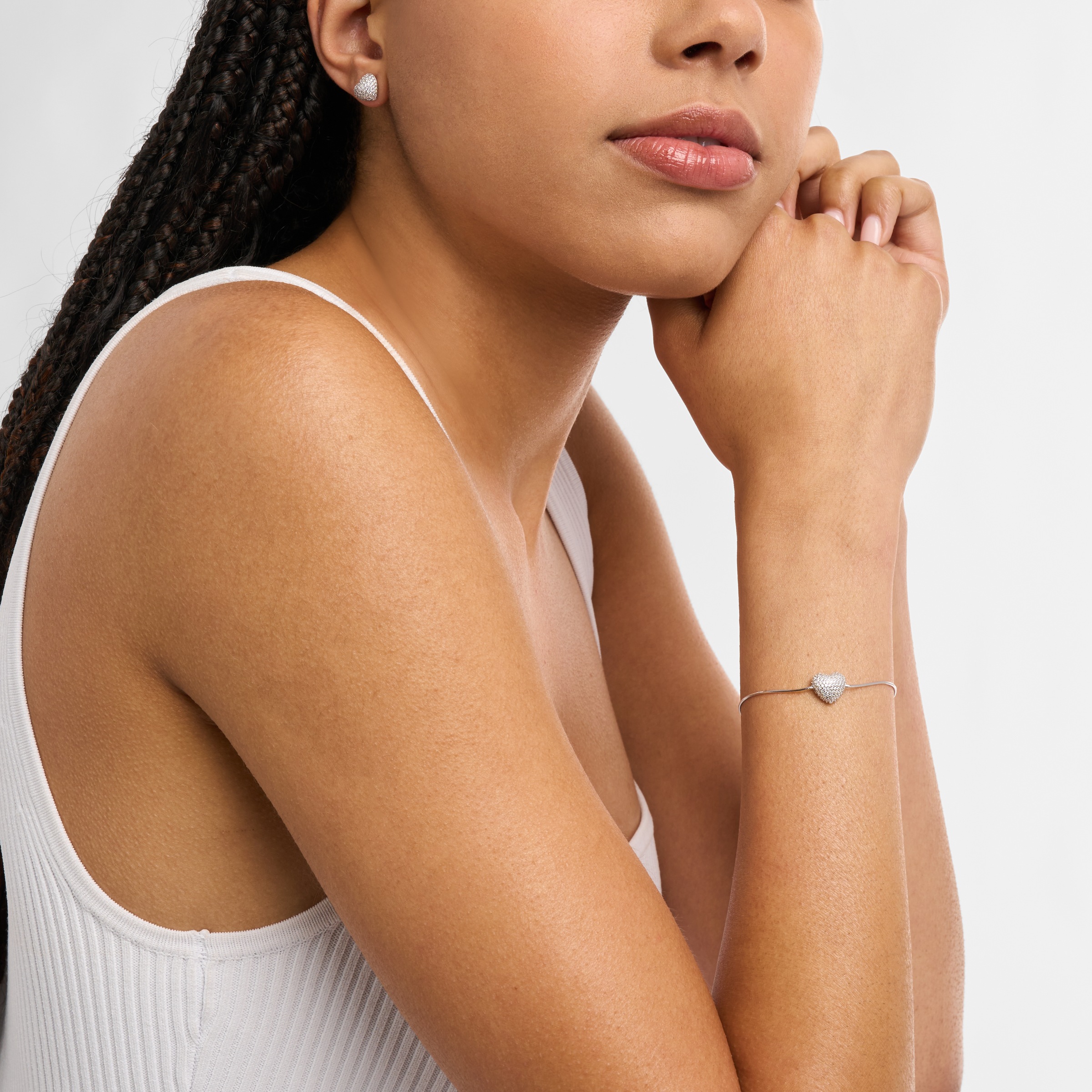 MICHAEL KORS Schmuckset »Multipack Schmuck Geschenk Silber 925 PREMIUM Herz« (Set, 3 Stk. tlg.)  mit Zirkonia (synth.)