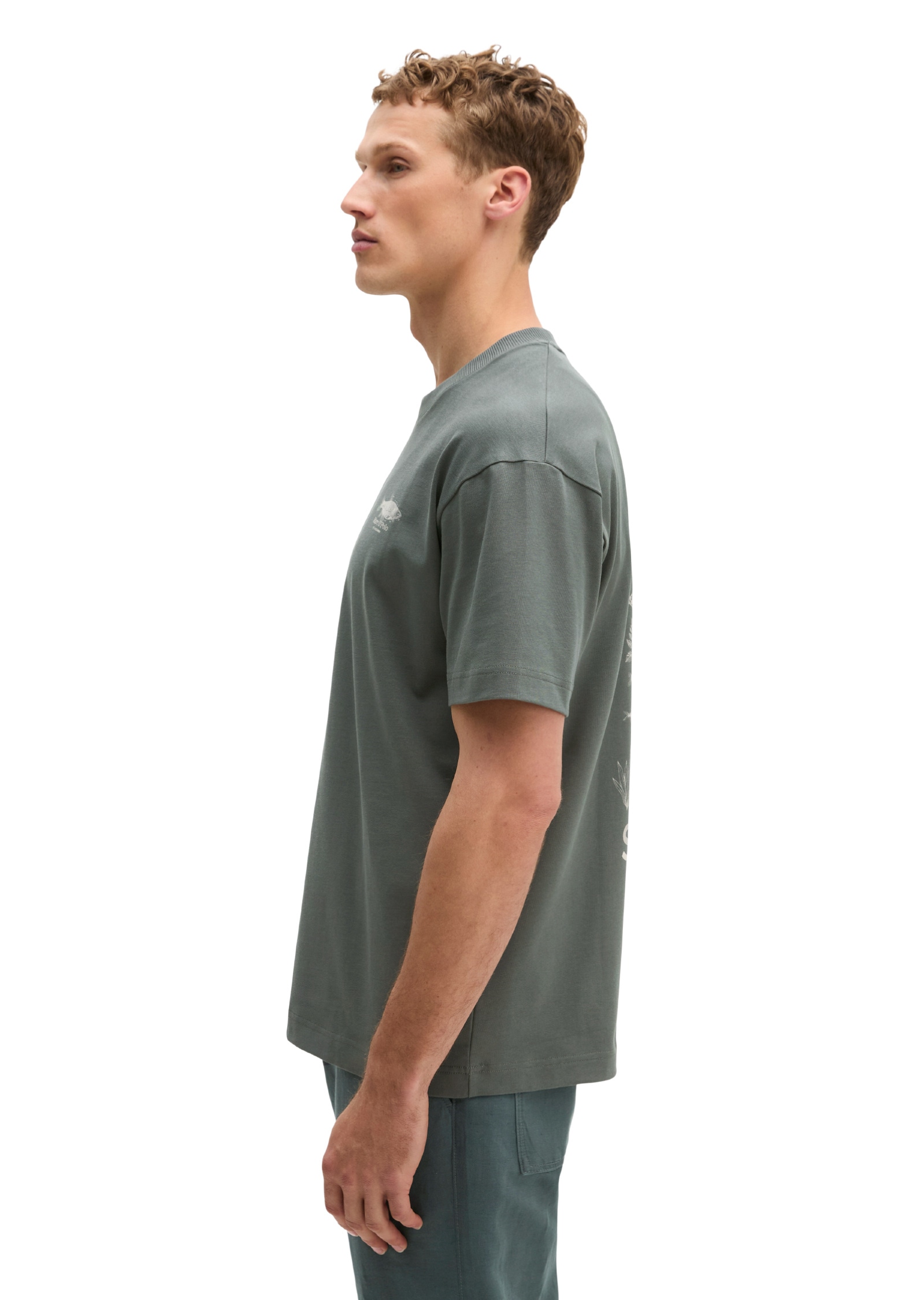 Marc O'Polo T-Shirt »mit Seafood-Rückenprint«