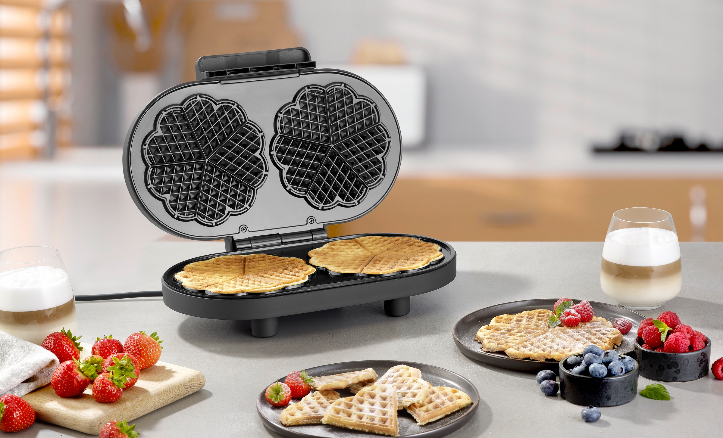 Severin Waffeleisen »WA 2118«, 1200 W