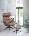 Komfort, schwarz Fuß Relaxsessel »Relaxchairs More«, | & Premium drehbar, Kopfteilverstellung, Rücken- BAUR FLEXLUX