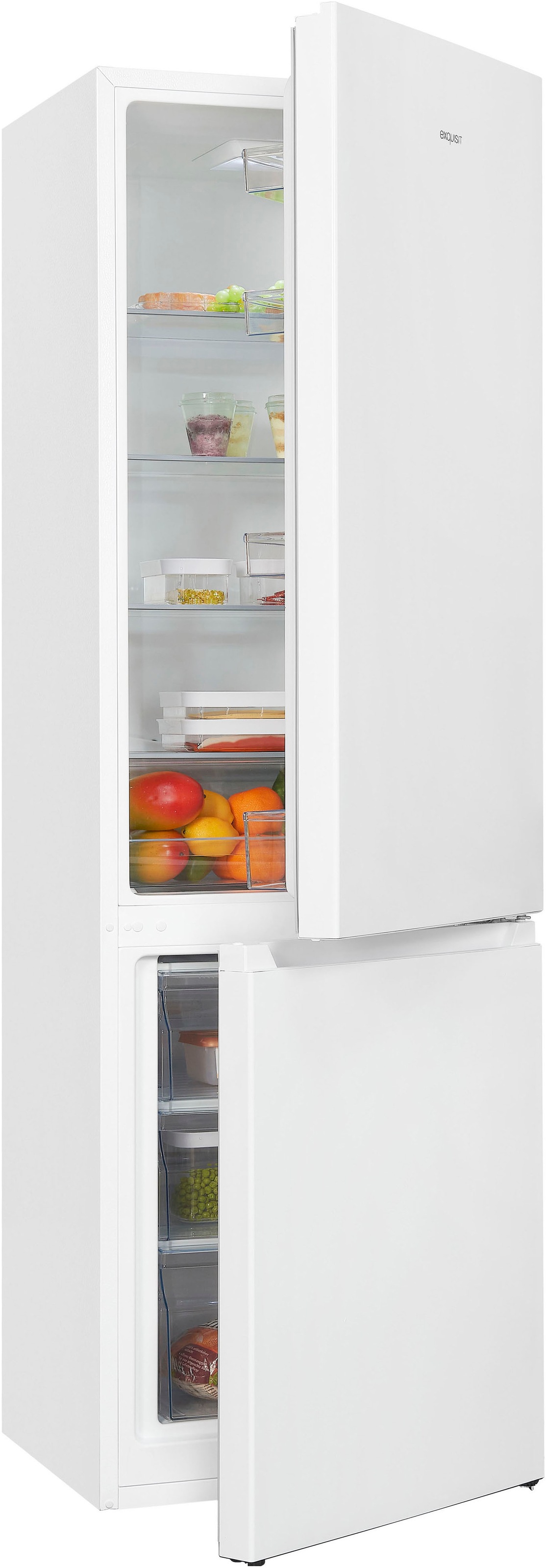 exquisit Kühl-/Gefrierkombination "KGC265-70-010D" 180 cm hoch 55 cm breit günstig online kaufen