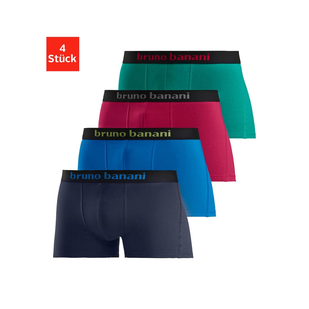 Bruno Banani Boxer, (Packung, 4 St.)