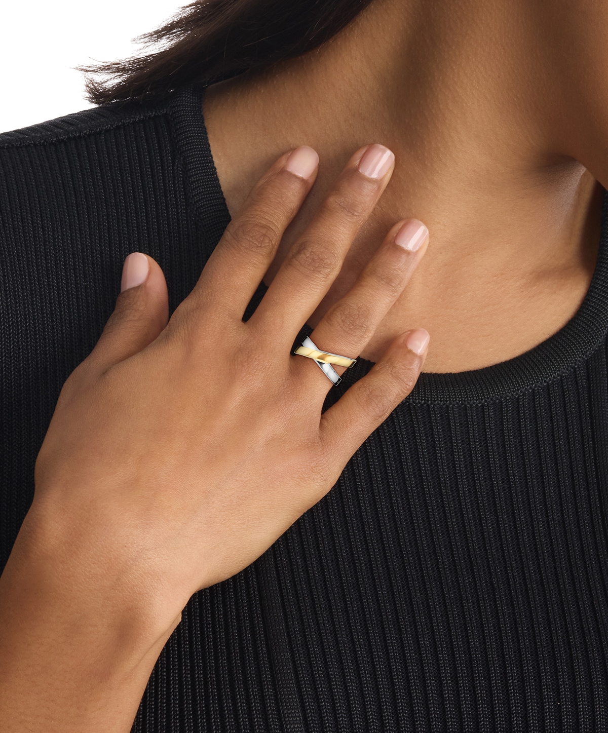 Calvin Klein Fingerring »ELLIPTICAL«