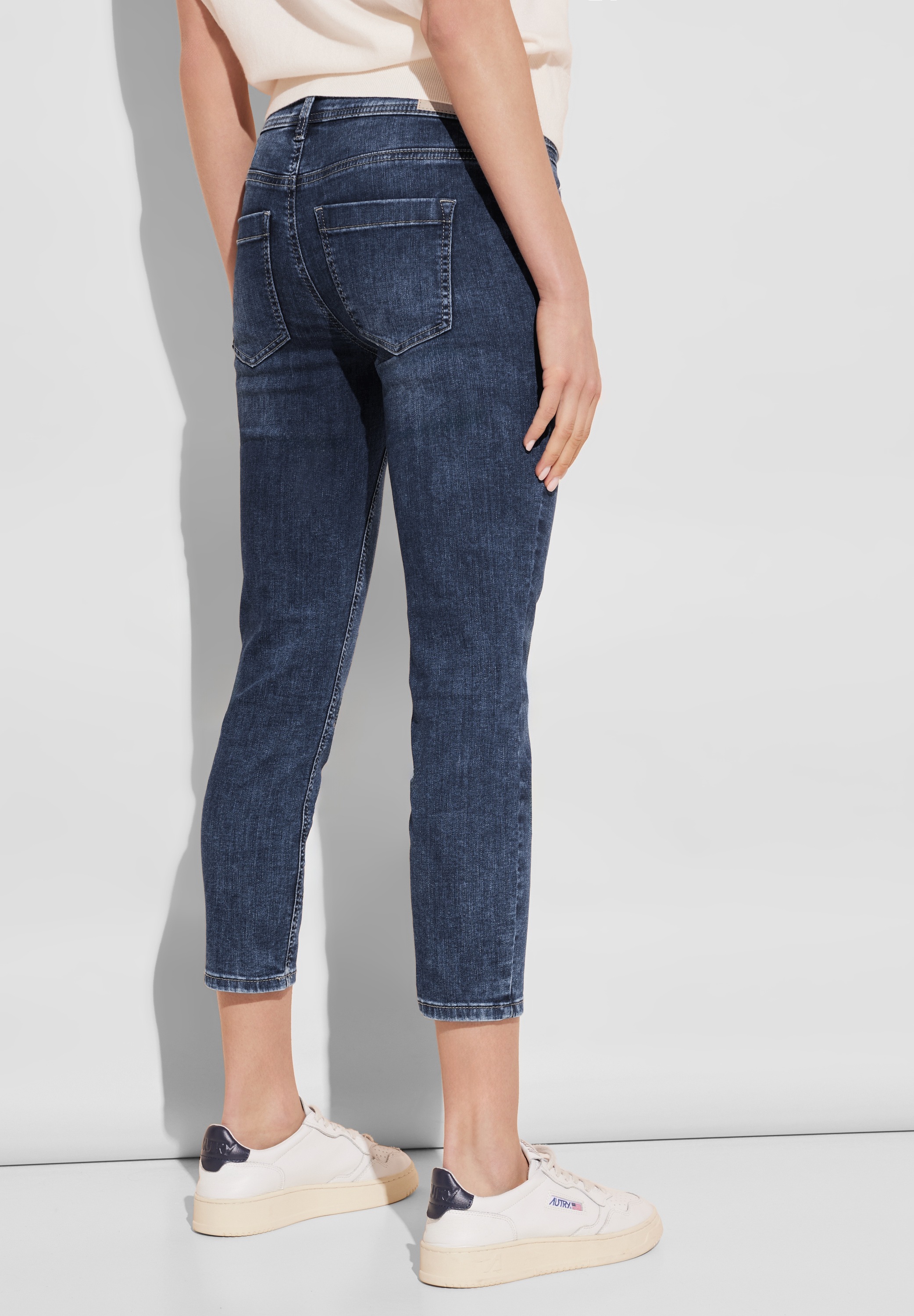 STREET ONE Gerade Jeans, Middle Waist