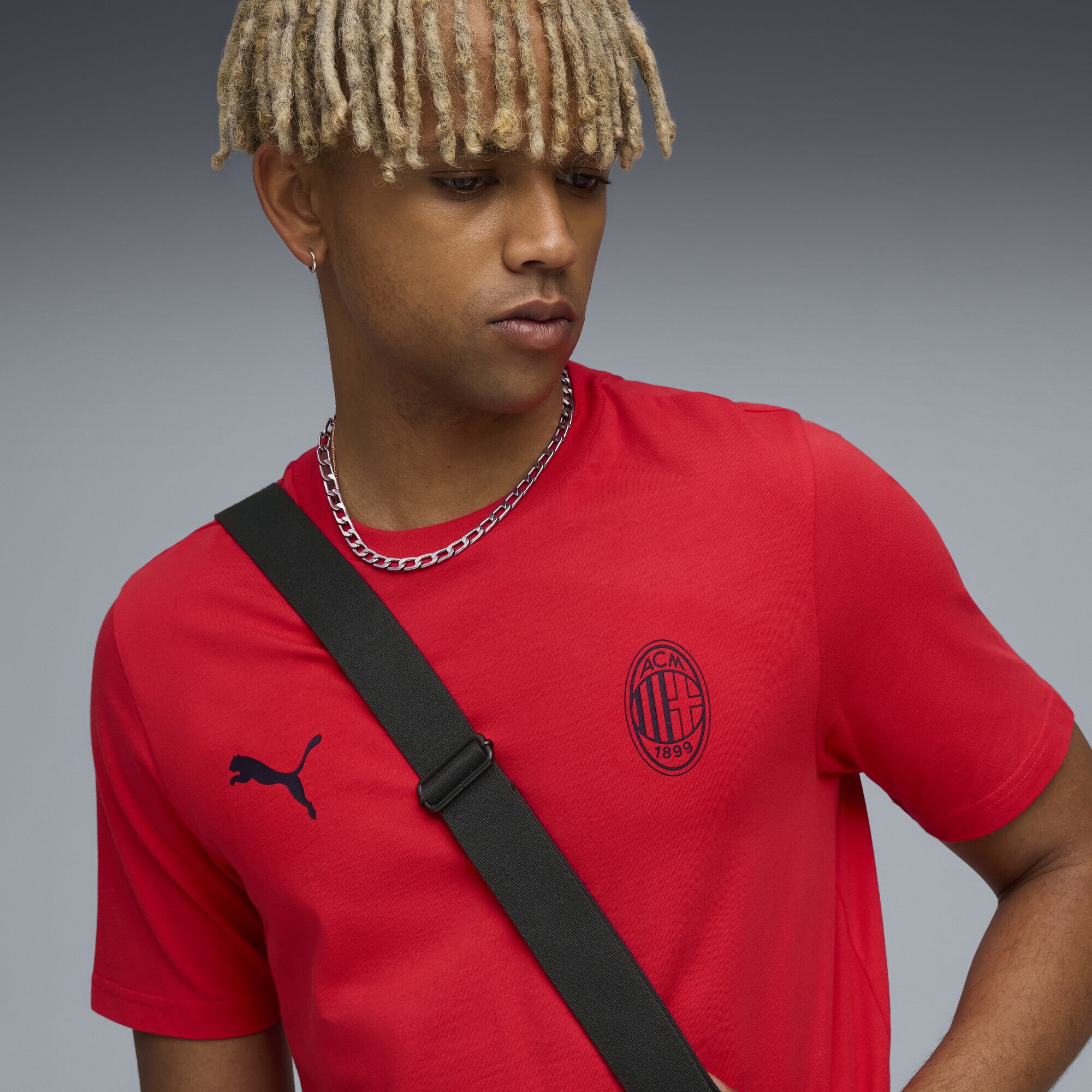 PUMA T-Shirt »AC Milan FtblEssentials T-Shirt Herren«