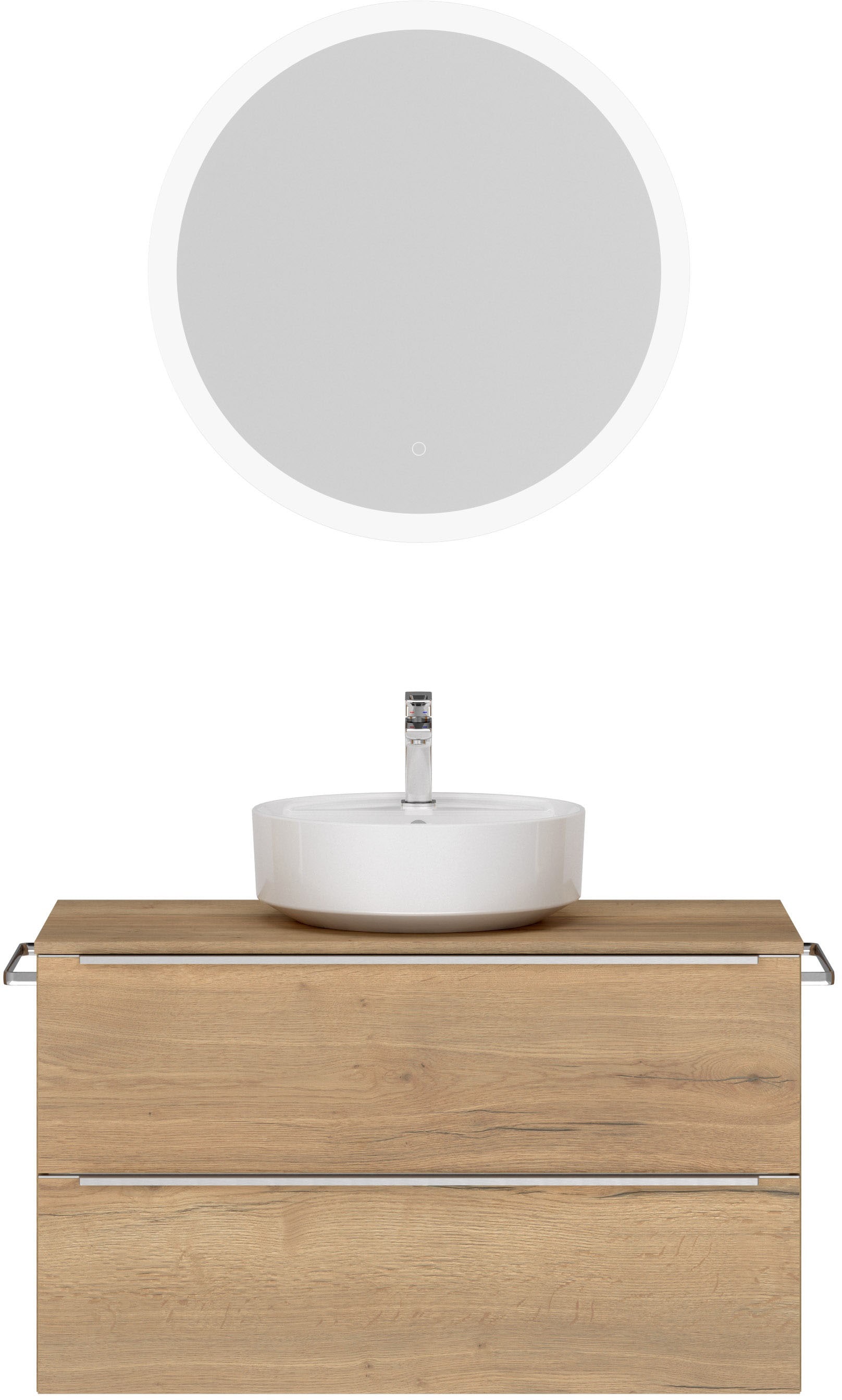 nobilia Badmöbel-Set "Alvene" vormontiert, mit Soft-Close, 2 Stk. tlg. günstig online kaufen