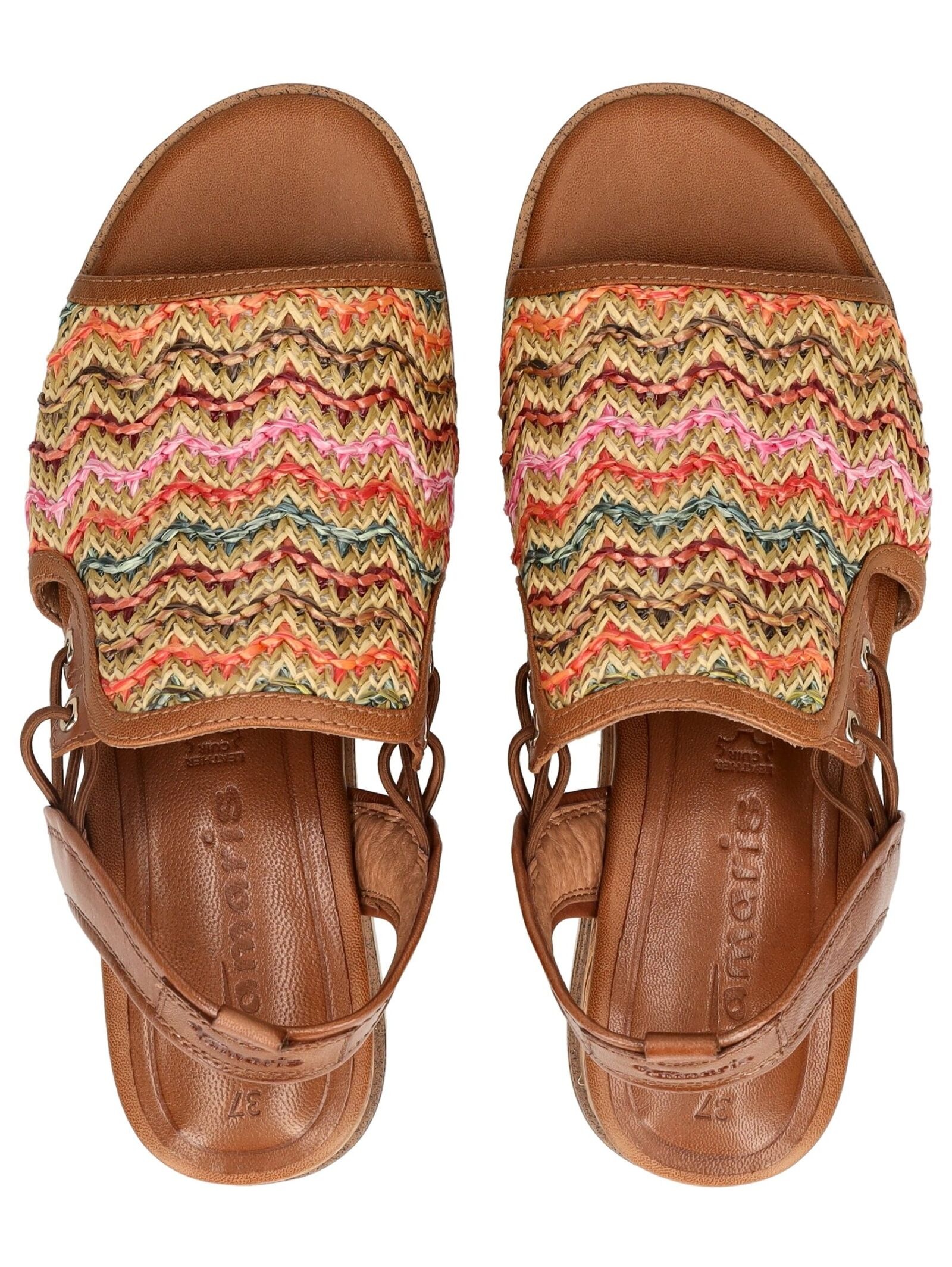 Tamaris Keilsandalette »Tamaris Sandalen Leder/Textil«