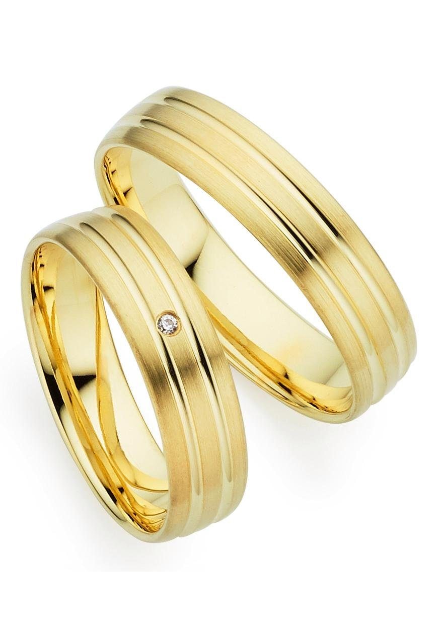 333 in versch. Made - Geschenk mit oder Gold für ohne Trauring »Schmuck Trauring Ehering Germany kaufen Phönix LIEBE BAUR | Varianten«, Goldring Brillant