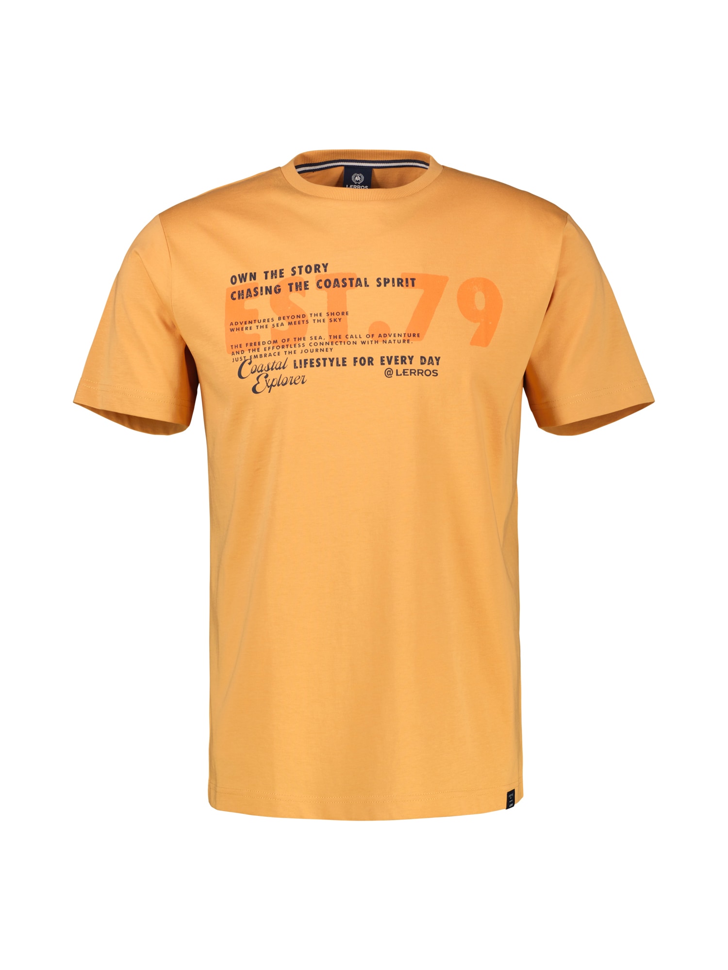 LERROS 1100000002199 "T-Shirt mit Brustprint, Grosse Grössen"