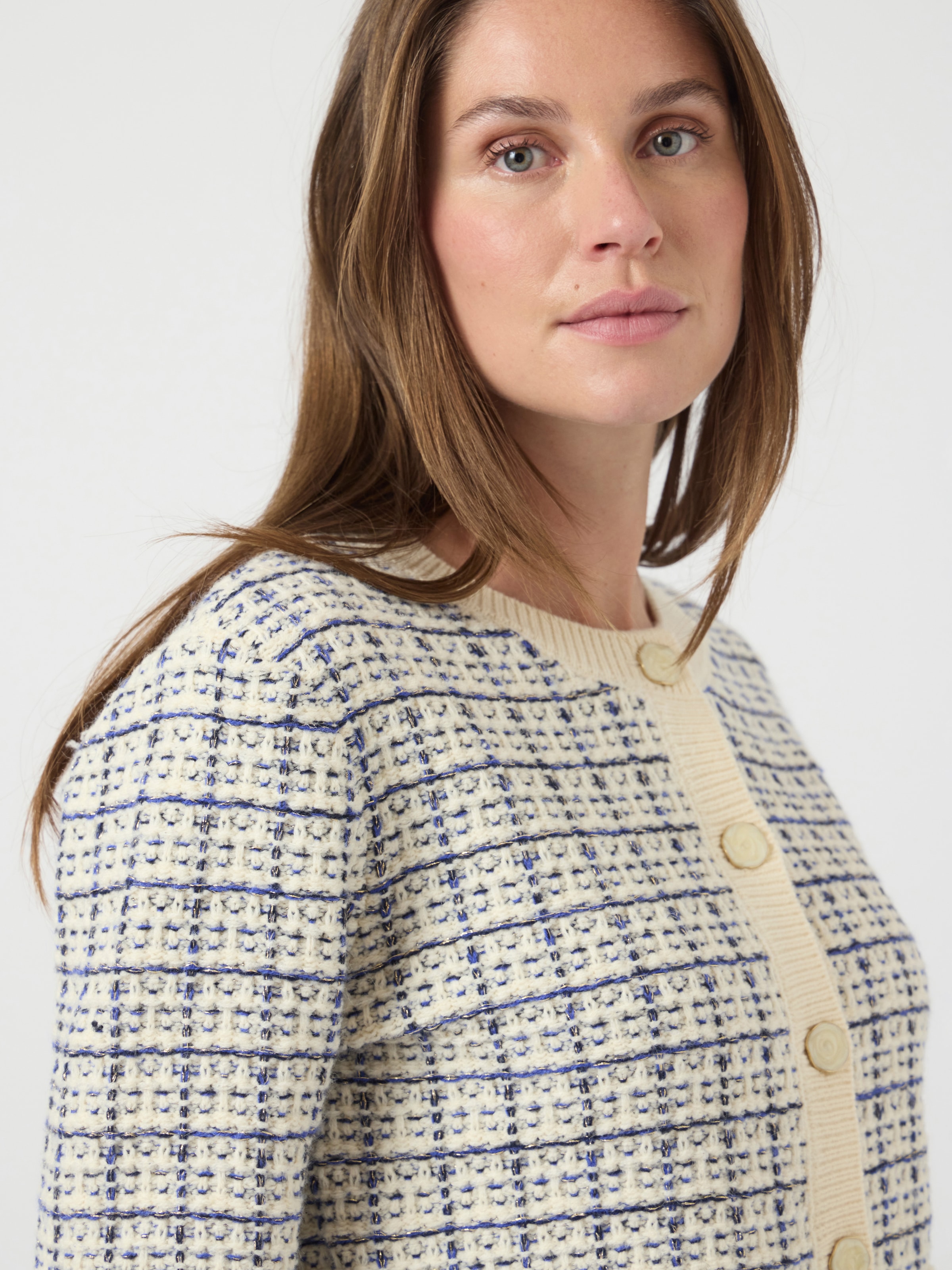 Y.A.S Strickjacke »YASLIVIA LS SHORT KNIT CARDIGAN S. NOOS«