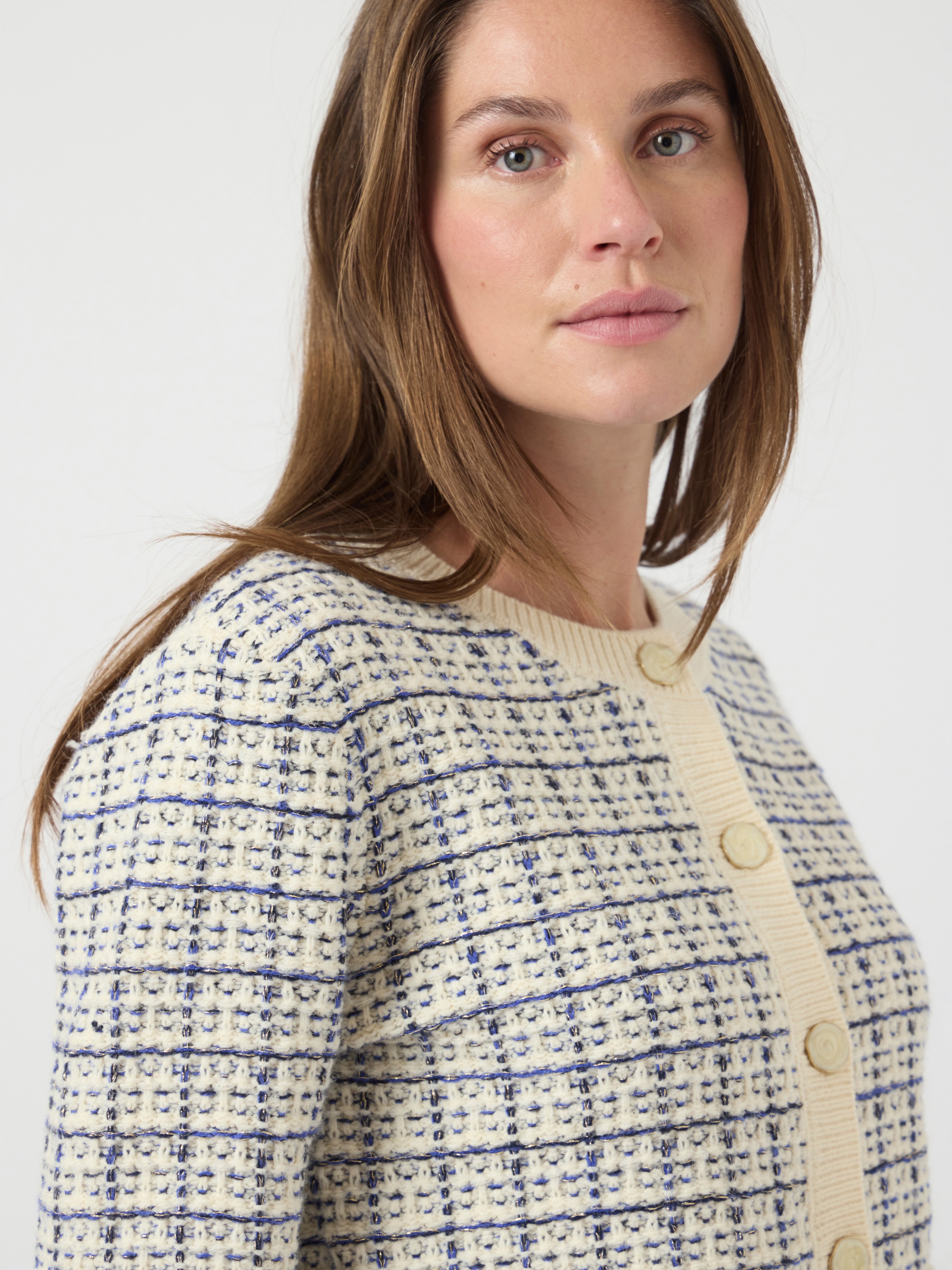 Y.A.S Strickjacke "YASLIVIA LS SHORT KNIT CARDIGAN S. NOOS" günstig online kaufen