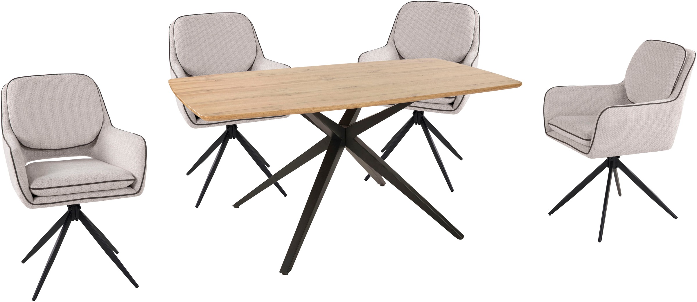 Duo Collection Essgruppe "Emira und Esra" Set, Besteht aus einem Tisch und günstig online kaufen