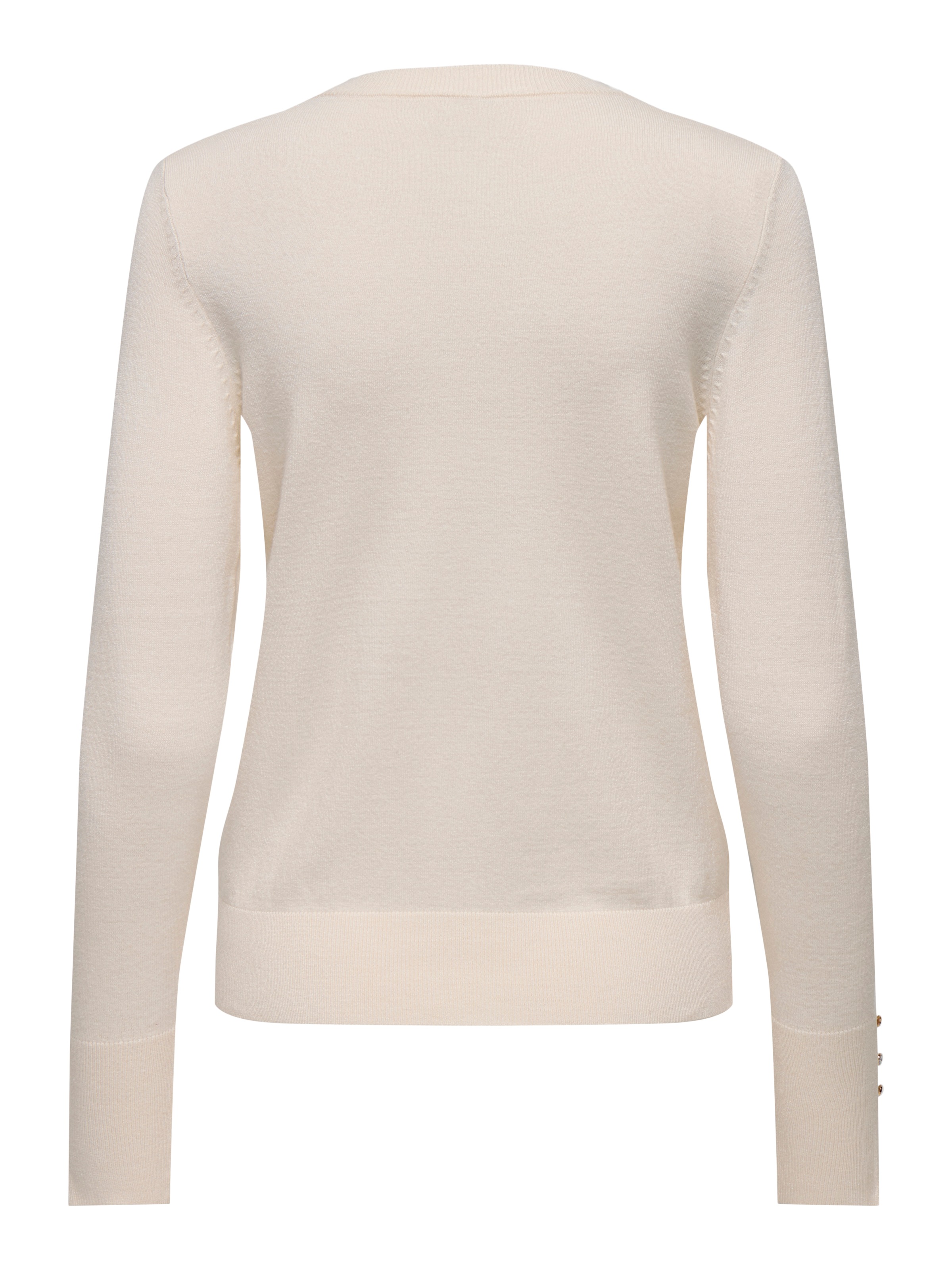 JDY Rundhalspullover »JDYMALOU L/S ON BUTTON PULLOVER KNT NOOS«