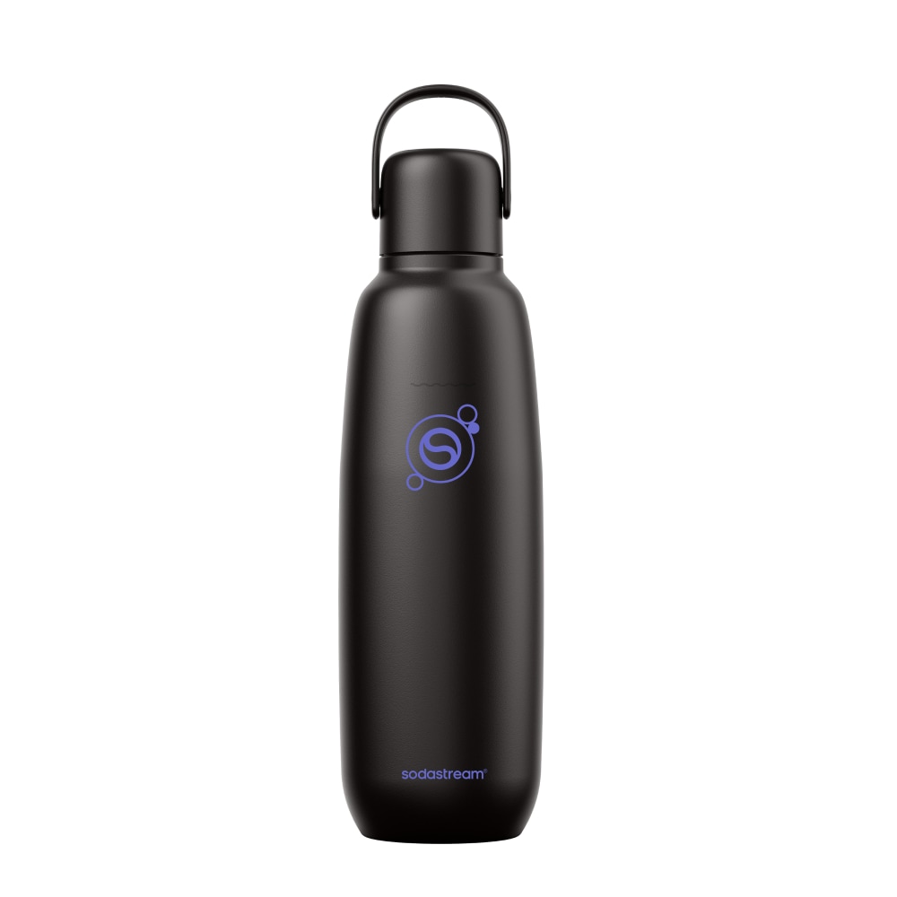 SodaStream Thermoflasche »Metallflasche Fizz&go COOL DWS, 0,9 l, Trinkflasche« kompatibel mit SodaStream DUO, E-DUO, TERRA, ART & ENSO Wassersprudler