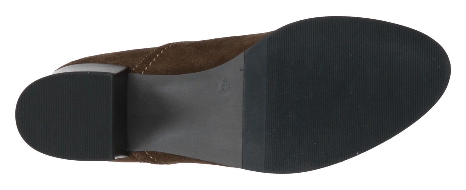 Caprice Stiefel, Blockabsatz, Schlupfstiefel mit Stretch-XS-Schaft in schmaler Form