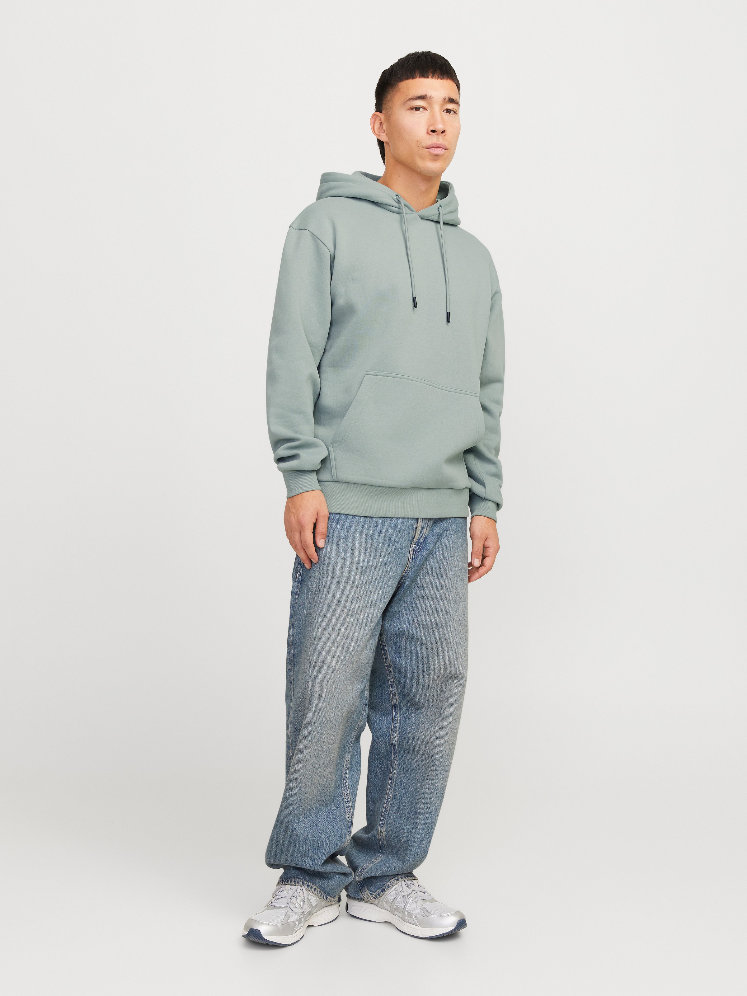 Jack & Jones Kapuzensweatshirt »JJEBRADLEY SWEAT HOOD NOOS«, mit Känguru Tasche