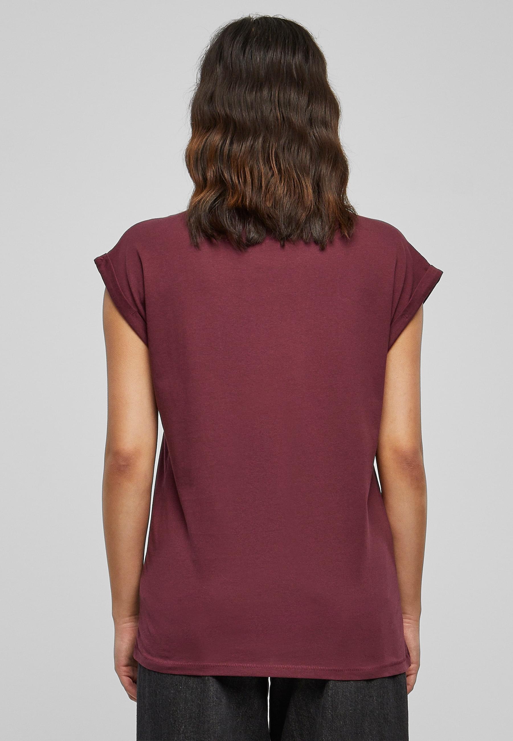 URBAN CLASSICS Kurzarmshirt »Urban Classics Damen Ladies Extended Shoulder Tee«, (1 tlg.)
