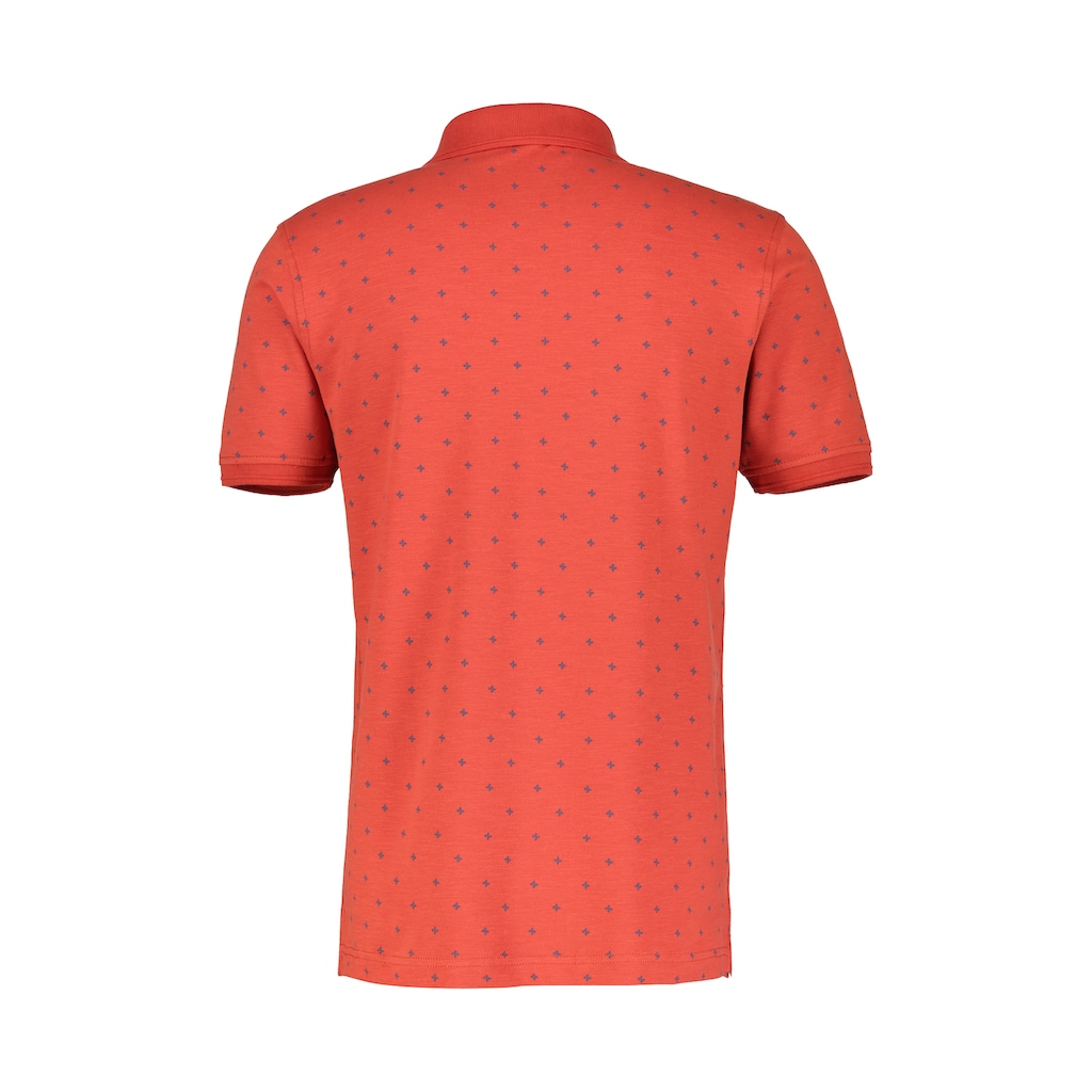 LERROS Poloshirt »LERROS Poloshirt mit Punkt-Print«