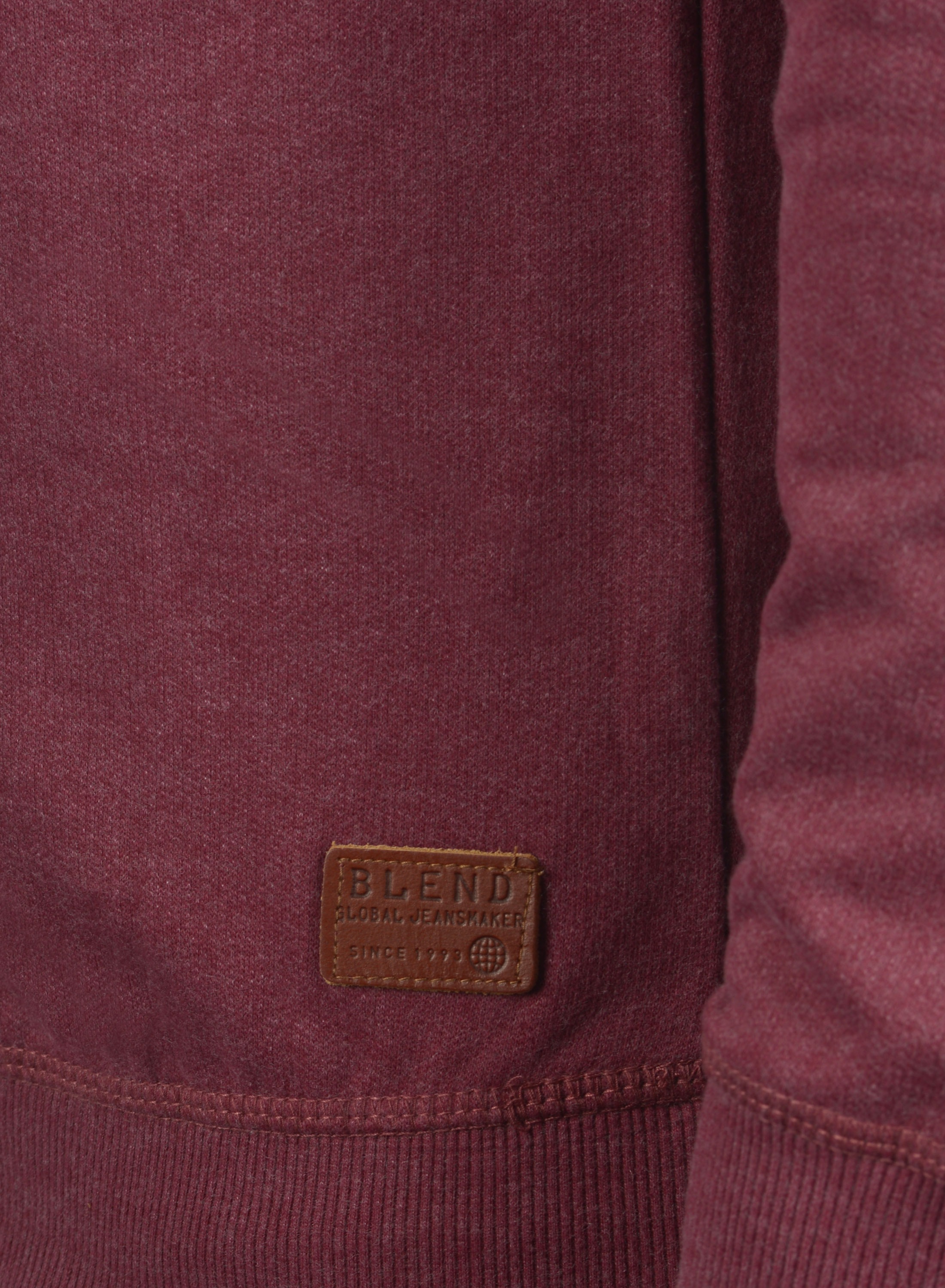 Longpullover BLEND "Sweatshirt BHAlex", Herren, Gr. 3XL, lila (zinfandel), Obermaterial: 60% Baumwolle CO. 40% Polyester PES., Sweatshirts Longpullover 6