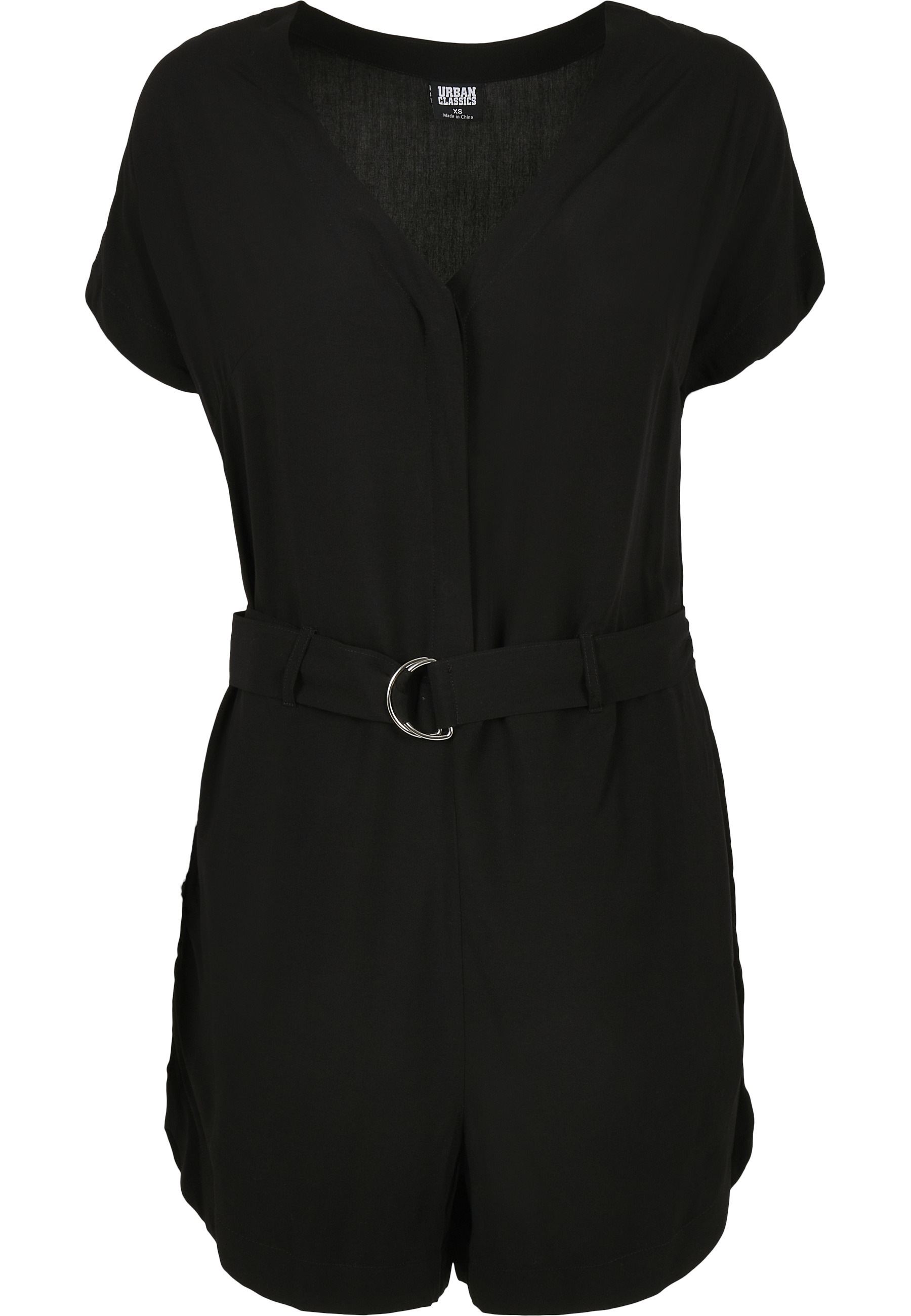 URBAN CLASSICS Jumpsuit "Urban Classics Damen Ladies Short Viscose Belt Jum günstig online kaufen