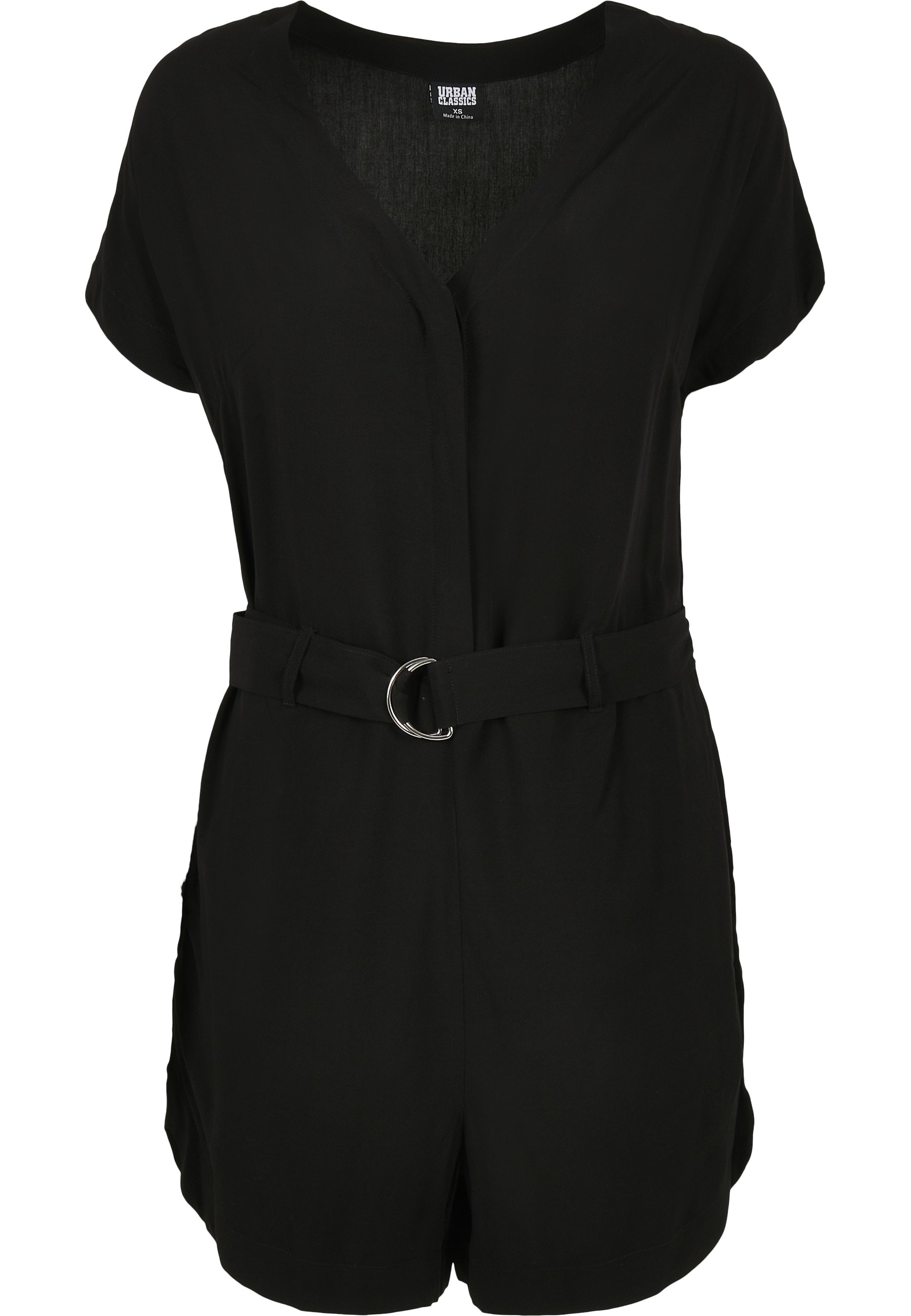 URBAN CLASSICS Jumpsuit "Urban Classics Damen Ladies Short Viscose Belt Jumpsuit" 1