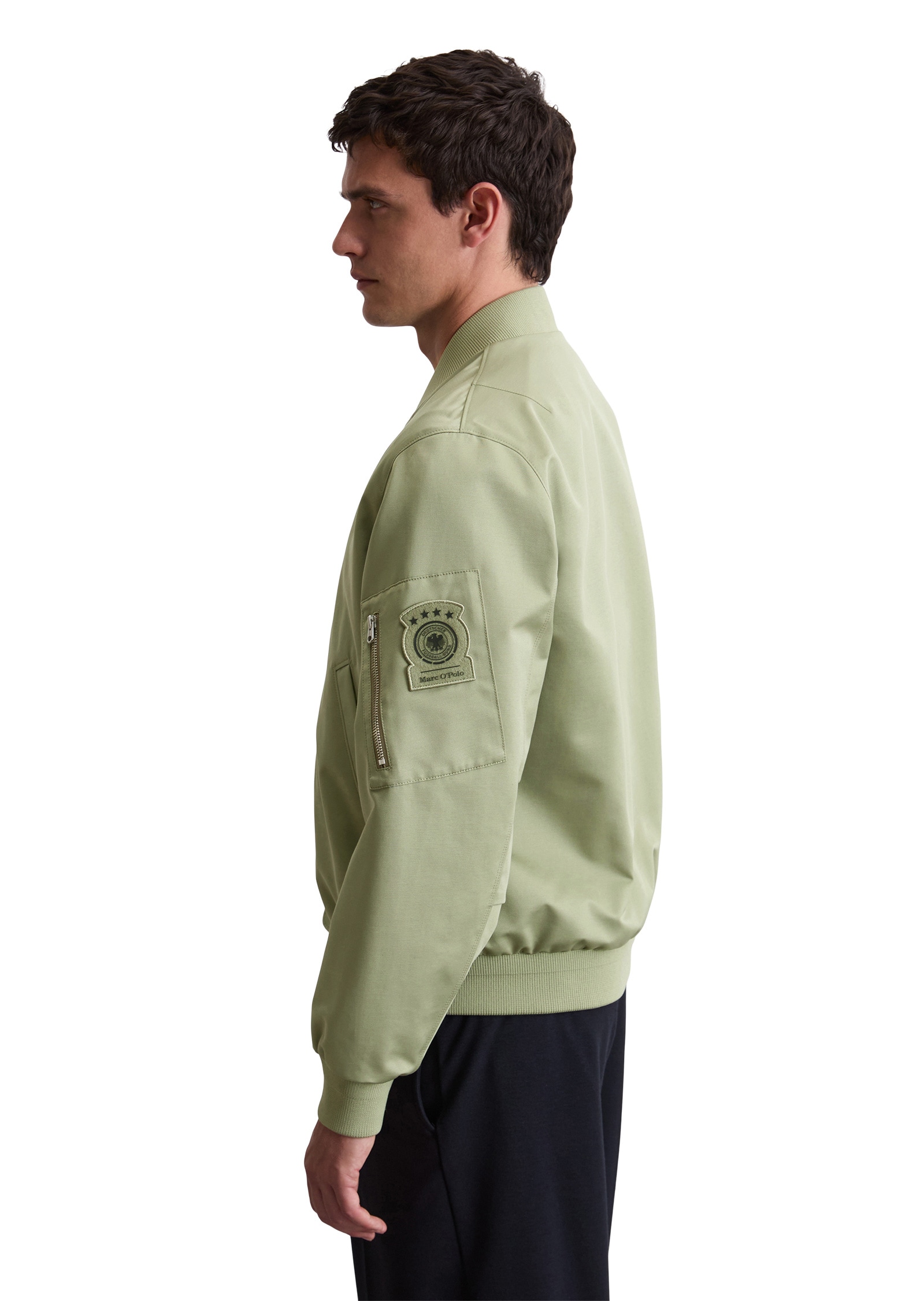 Marc O'Polo Outdoorjacke »aus wasserabweisendem Micro-Canvas«, ohne Kapuze