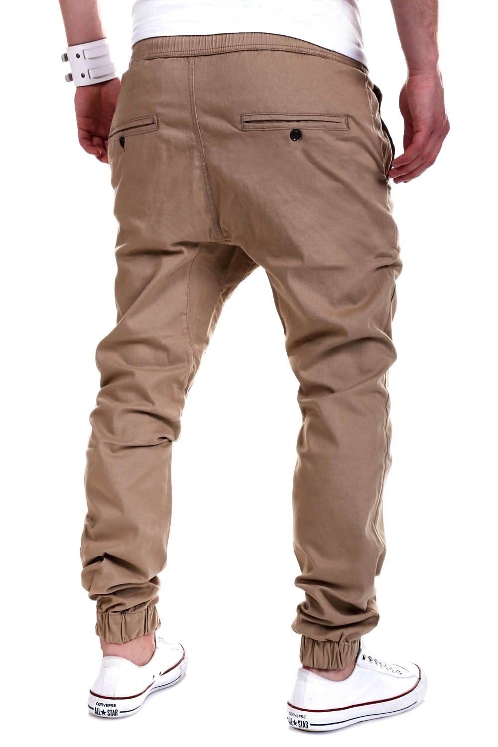 behype Chinohose »LUKE«, mit elastischem Bund