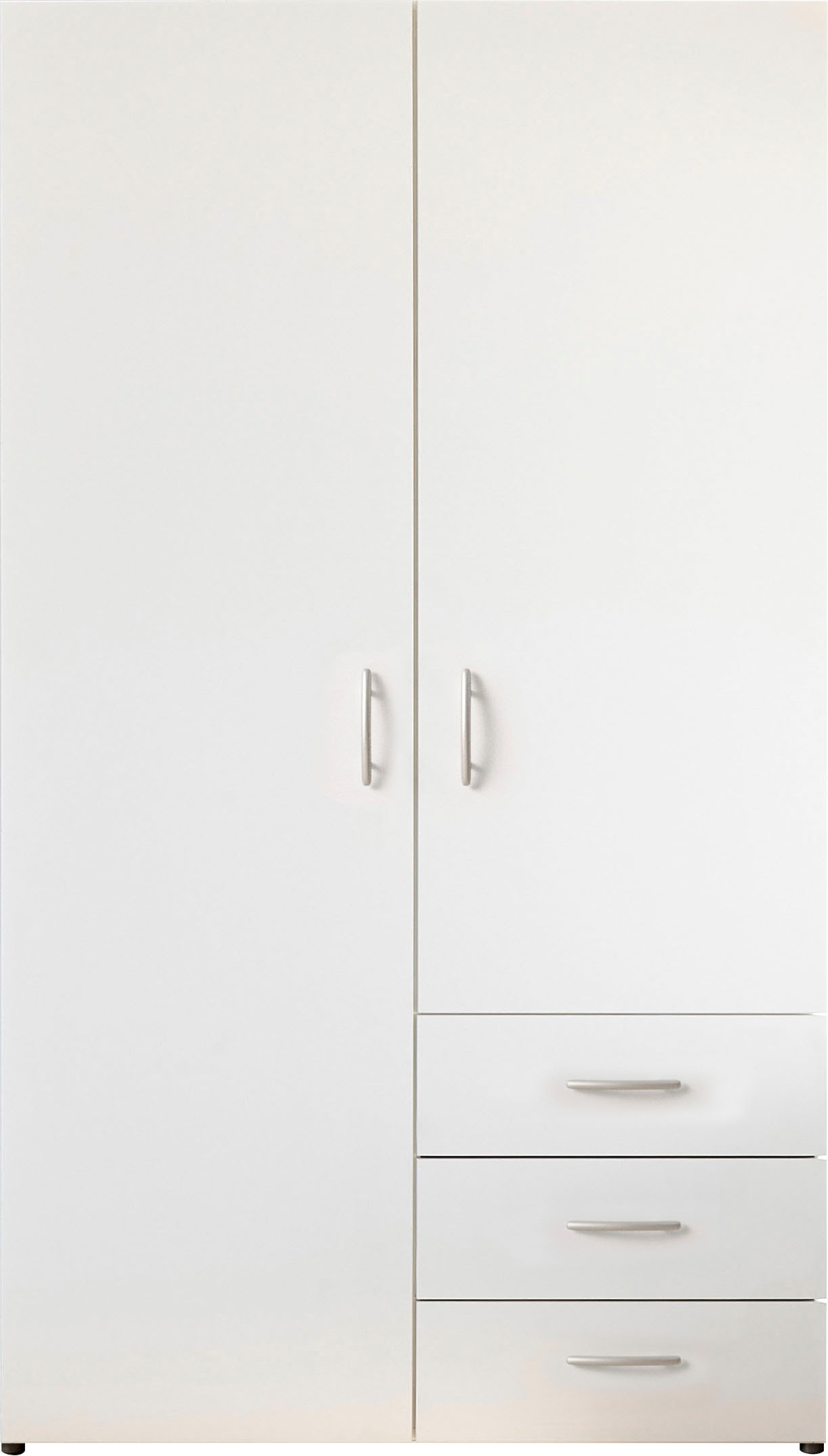 Thumbnail - Schlafkontor Drehtürenschrank "Harry Schlafzimmerschrank Bestseller in weiß" Kleiderschrank Garderobe mit 3 Schubkästen,...