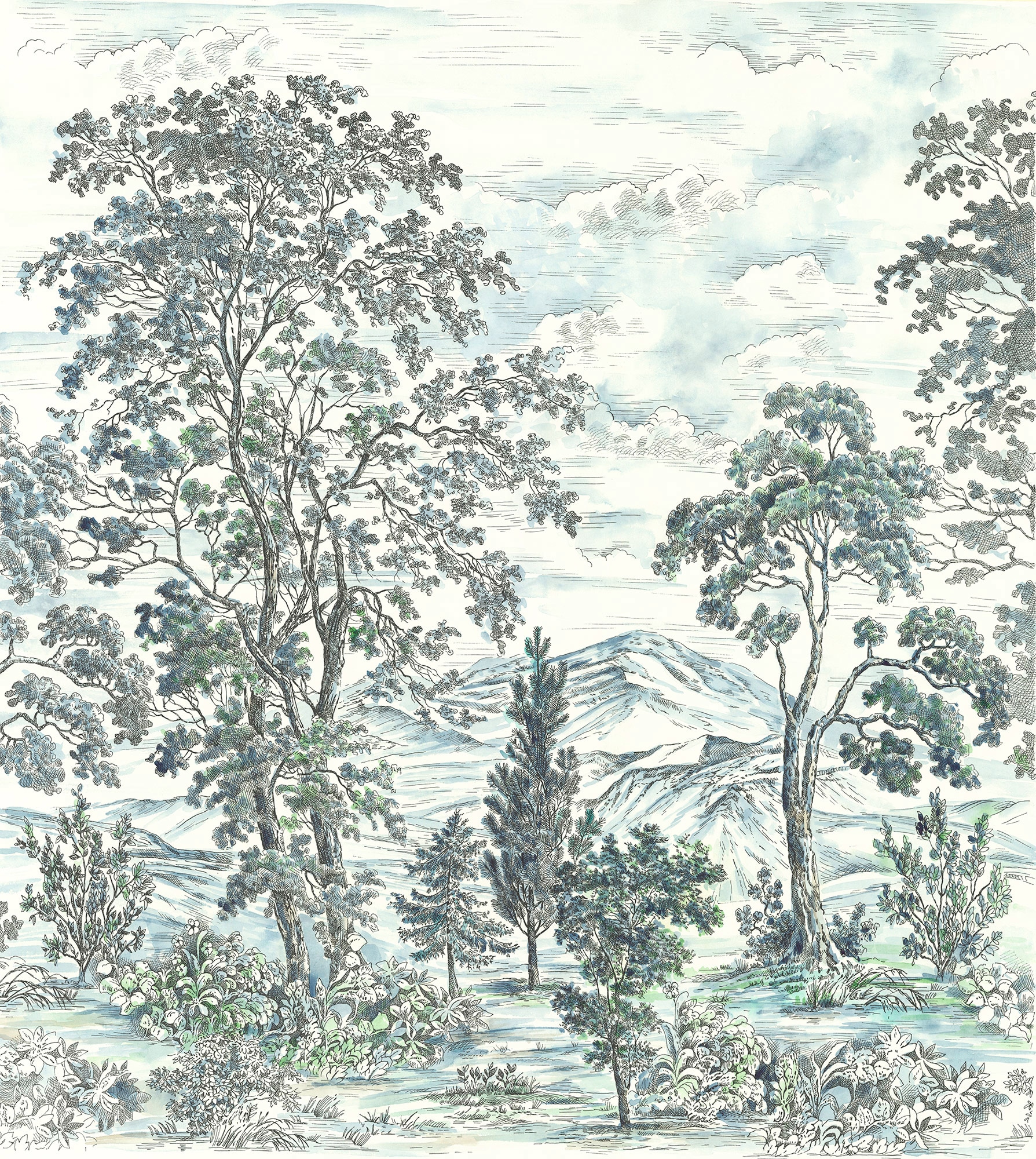 Komar Vliestapete »Highland Trees« 250x280 c...