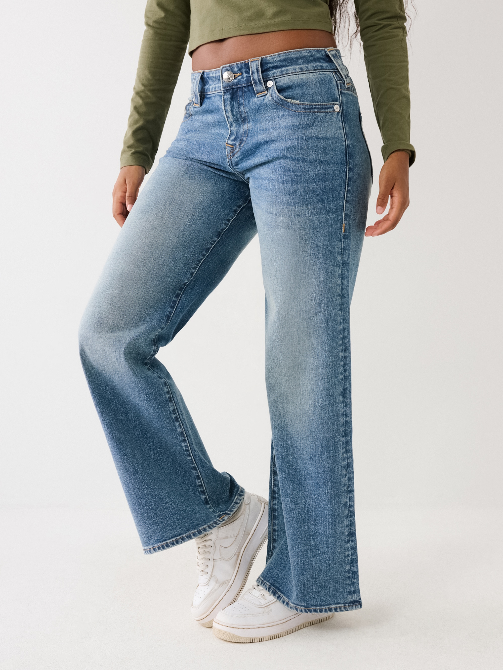 True Religion Loose-fit-Jeans »BOBBI BAGGY JEAN« Baumwollmischung, loose fit, regular waist