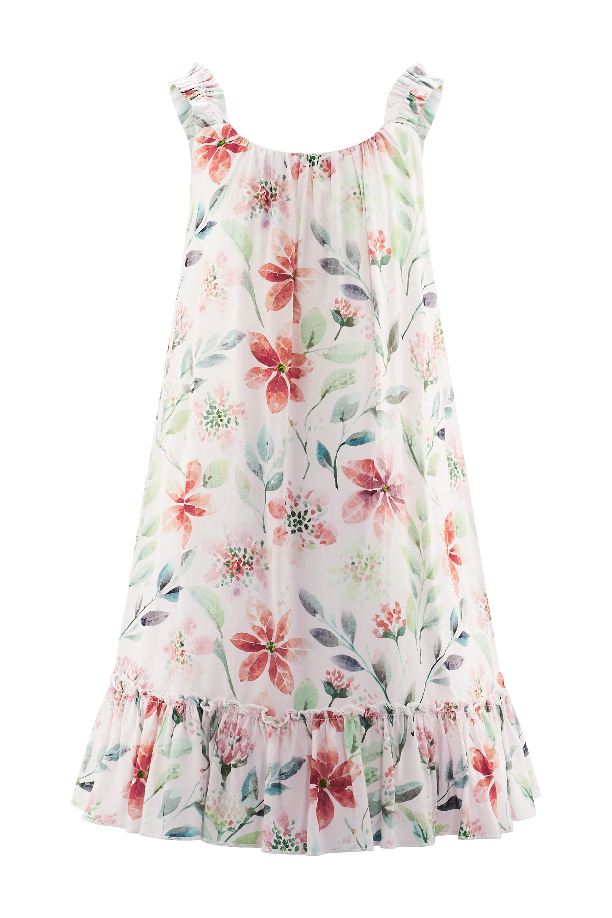 Sommerkleid HAPPY GIRLS "Mädchenkleid", Mädchen, Gr. 128, EURO-Größen, rose, Stoff, 100% Baumwolle, normal, Kleider Sommerkleid