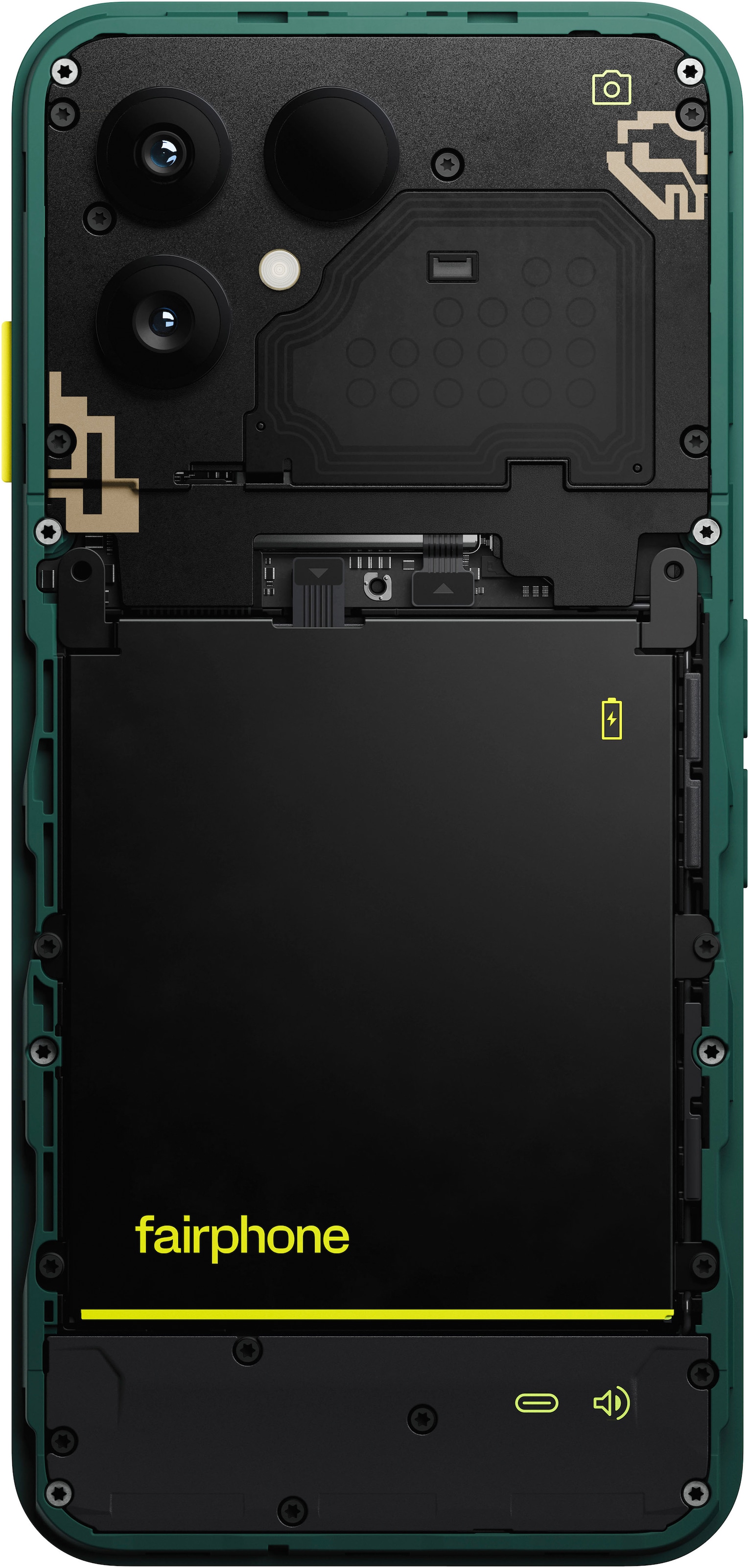 Fairphone Smartphone »Gen. 6«, Forest Green