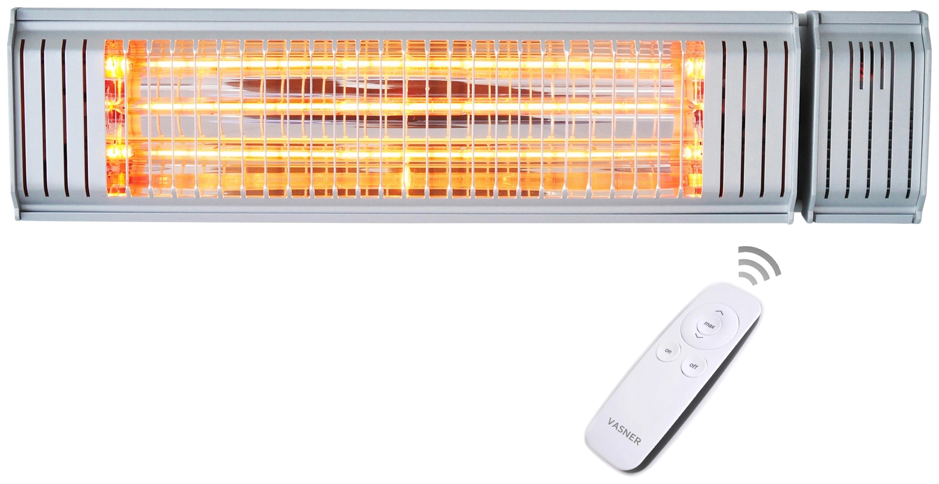 Vasner Terrassenstrahler "Bluetooth, silber, Appino 20" 2.000 Wand / Decke günstig online kaufen