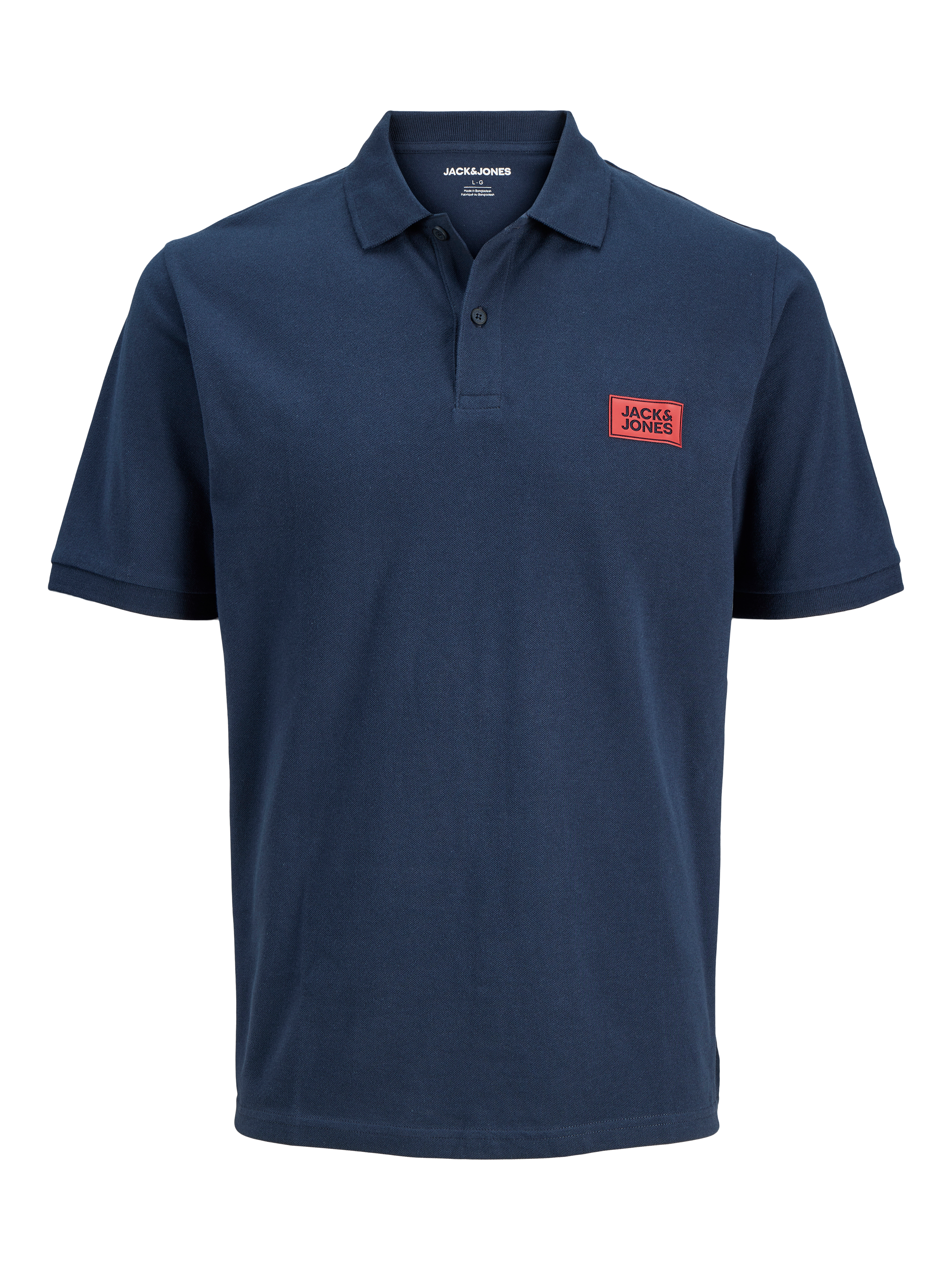 Jack & Jones PlusSize Poloshirt "JJRUSH POLO SS PLS" Baumwolle, regular fit