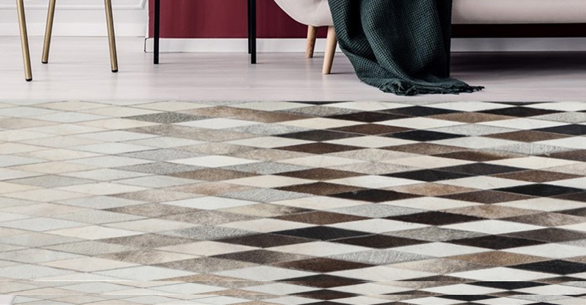 calo-deluxe Fellteppich »Dakota 900«, rechteckig, 8 mm Höhe, echtes Rinderfell, Wohnzimmer