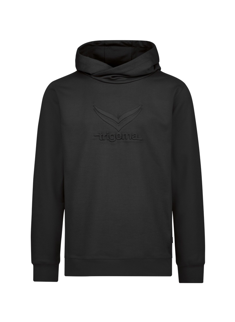 Trigema Kapuzensweatshirt "TRIGEMA Kapuzenpullover mit großem 3D-Motiv" günstig online kaufen