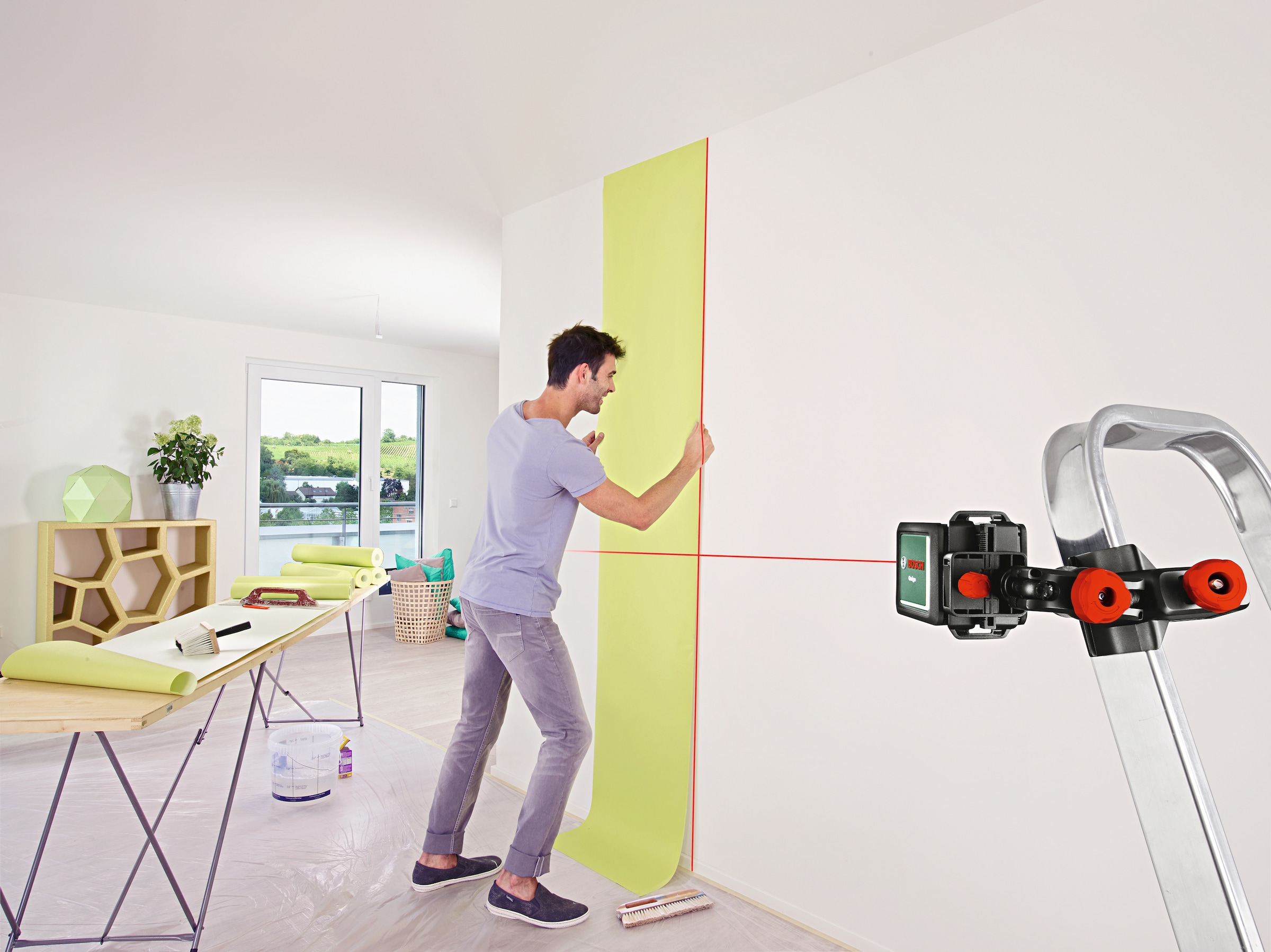 Bosch Home & Garden Kreuzlinienlaser »Quigo III«, Max. Reichweite: 10m