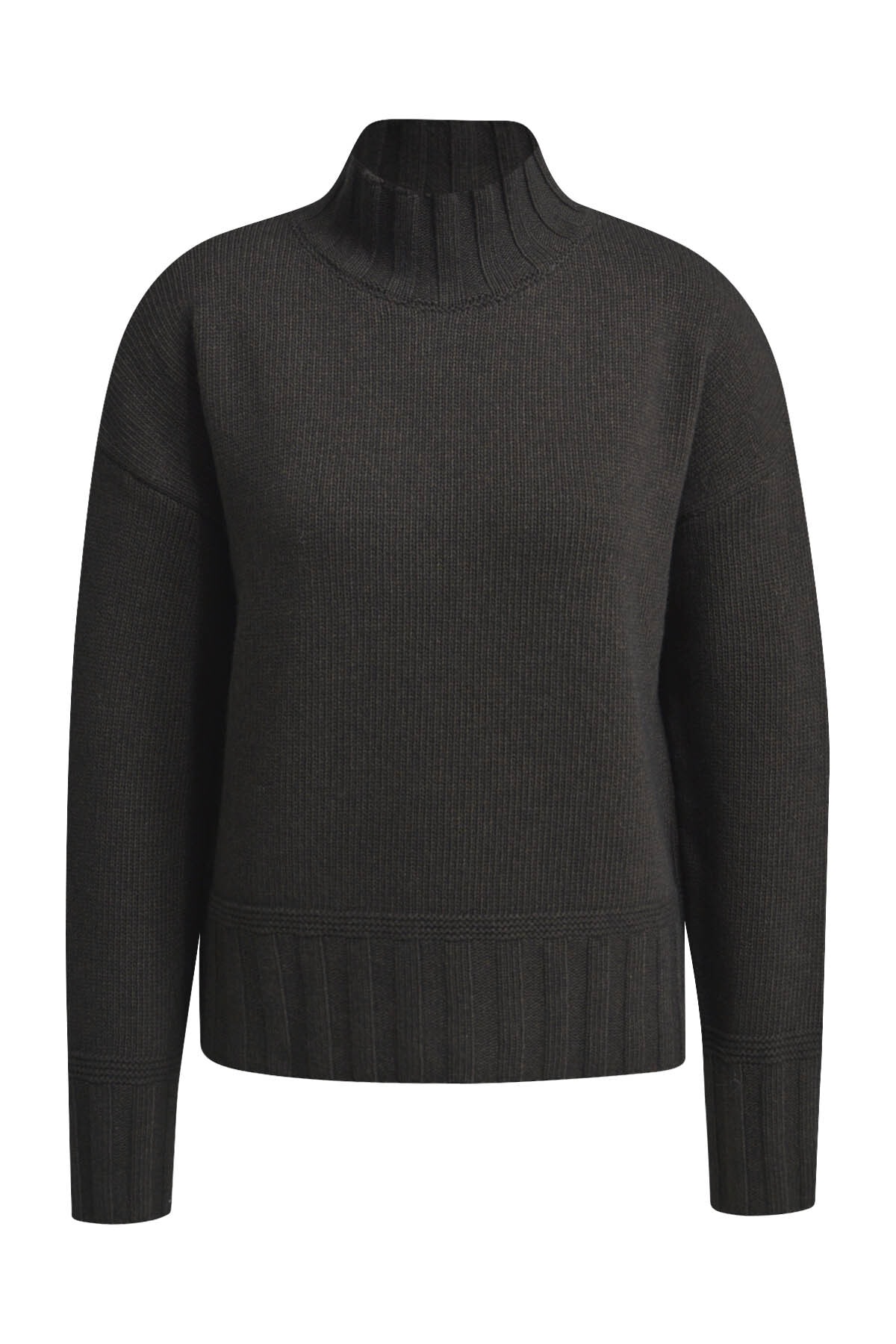 Milano Italy Rollkragenpullover mit überschnittener Schulter