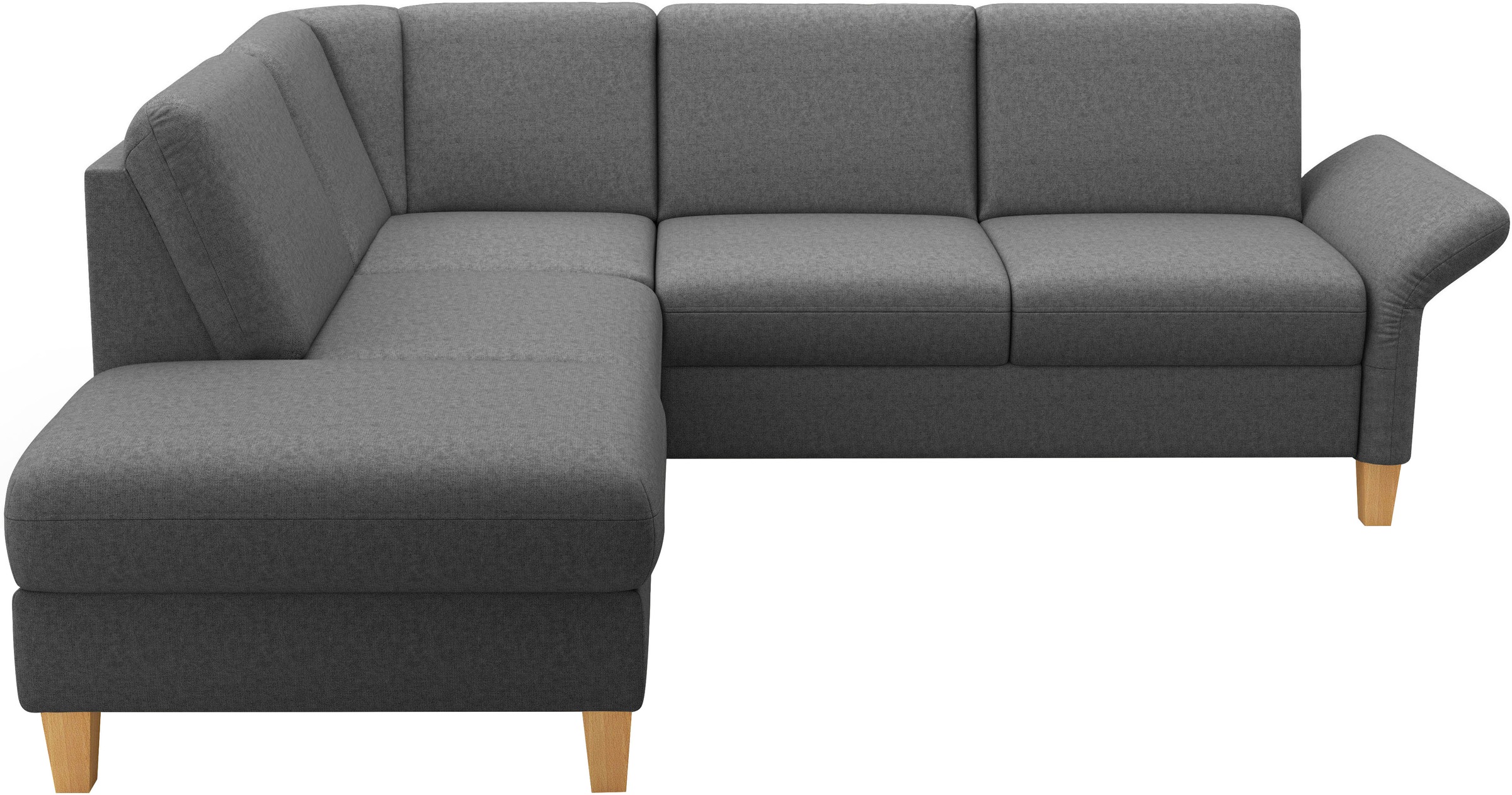 Home affaire Ecksofa »Rochelle, L-Form«, wahlweise mit Armteilverstellung, Bettfunktion und Bettkasten