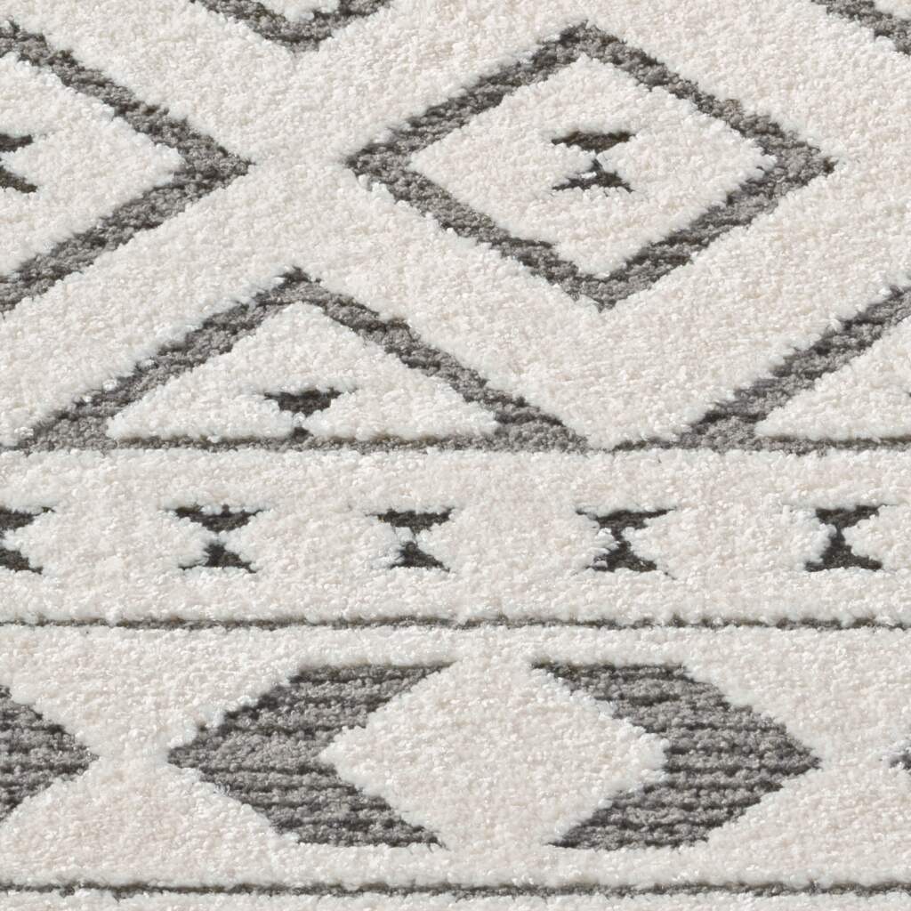 Carpet City Teppich »LOUNGE 9999«, rechteckig, 15 mm Höhe, Kurzflor-Teppich Modern, Hoch-Tief-Struktur, Wohnzimmer, Schlafzimmer